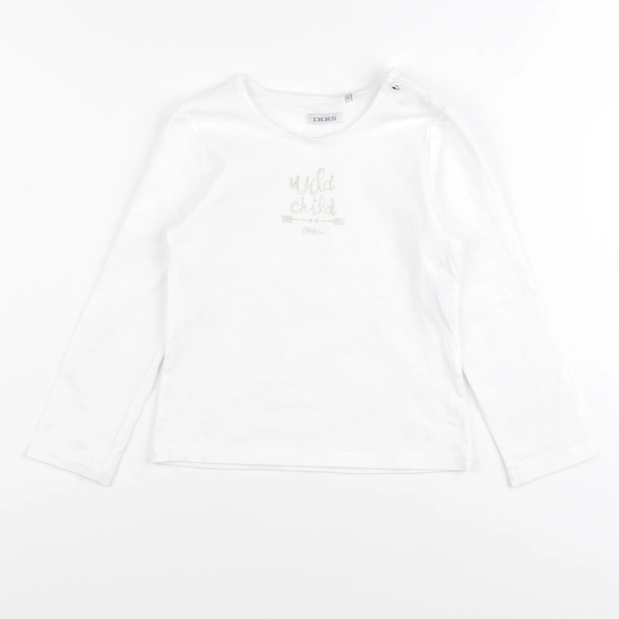 IKKS - tee-shirt blanc - 3 ans