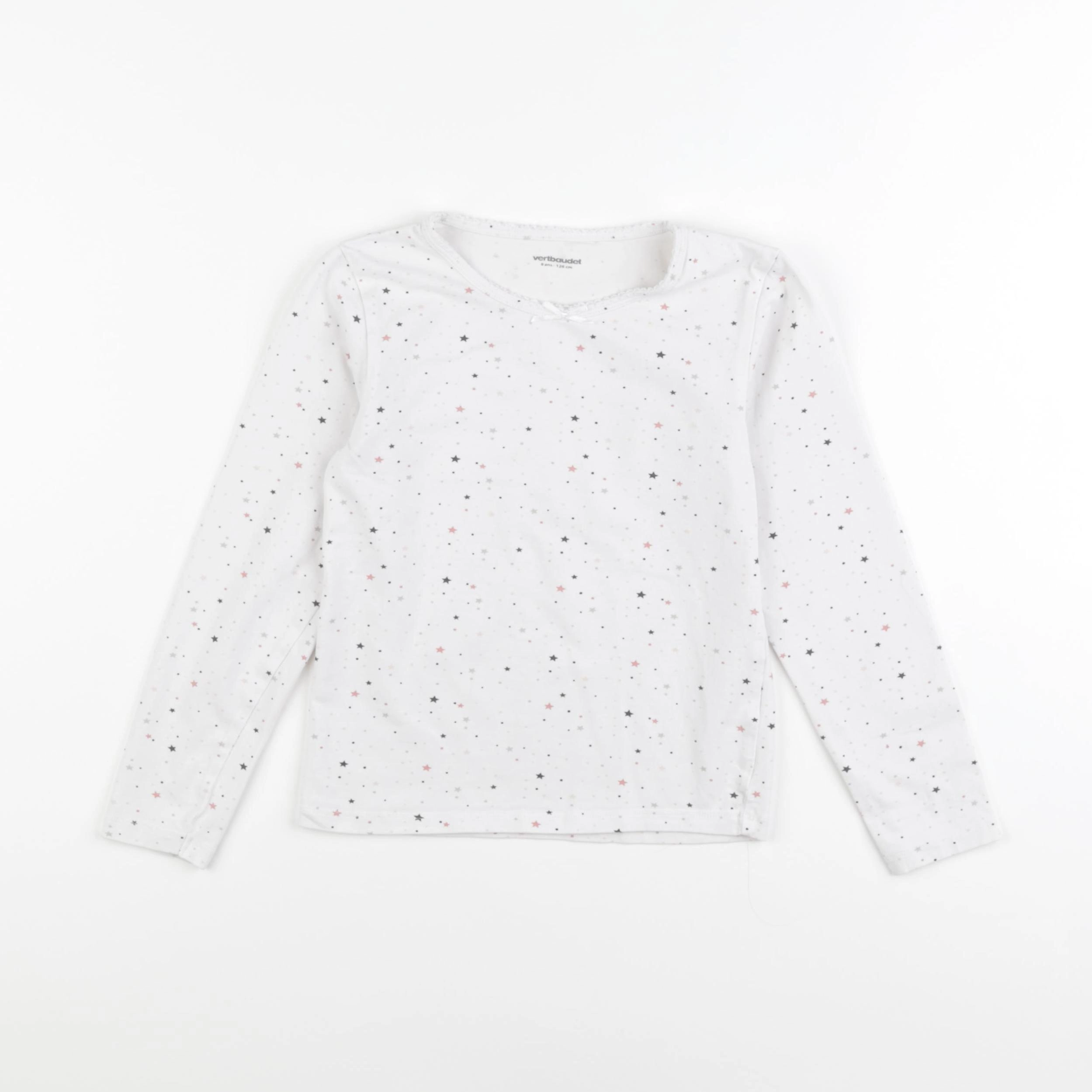Vertbaudet - maillot de corps blanc - 8 ans