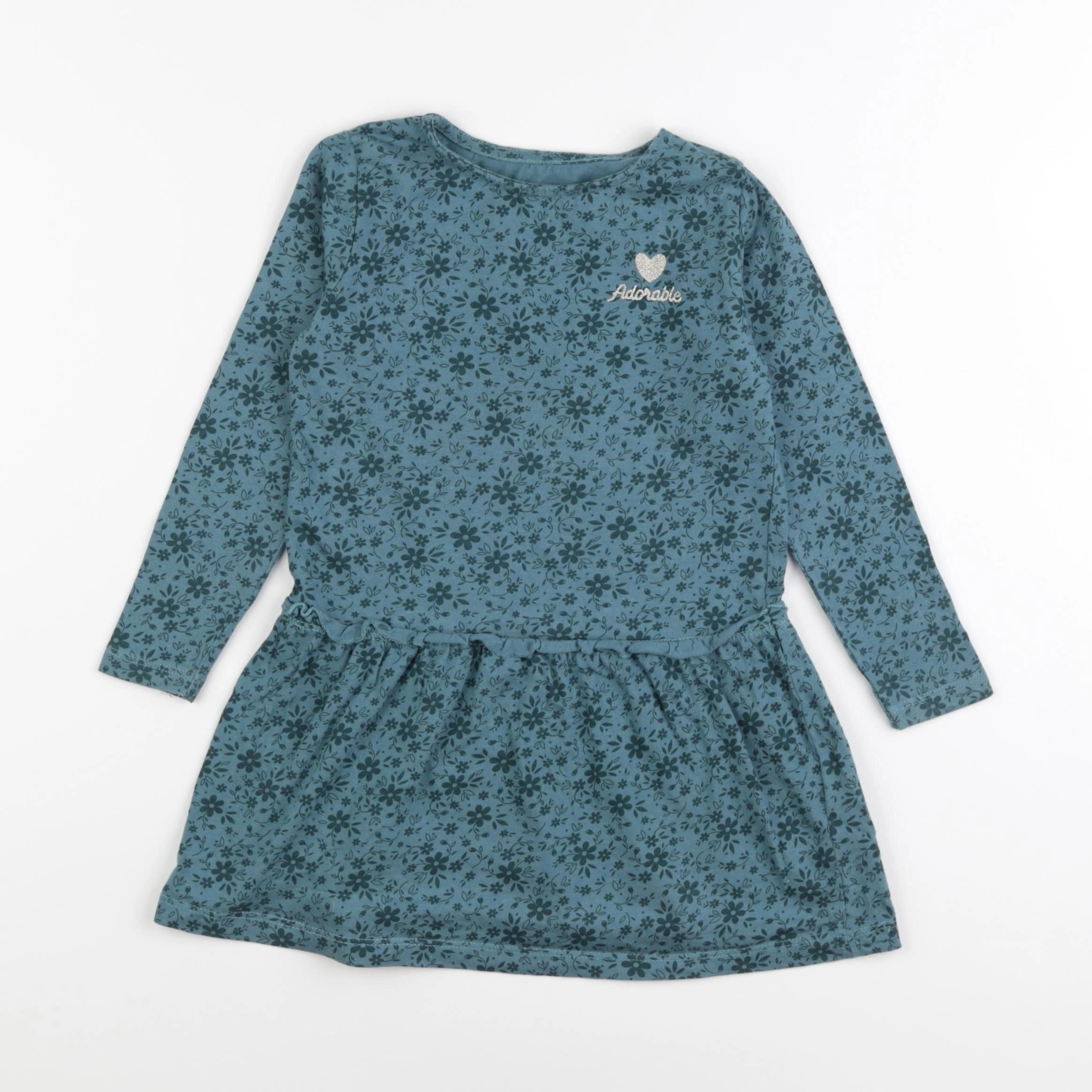Vertbaudet - robe bleu - 3 ans