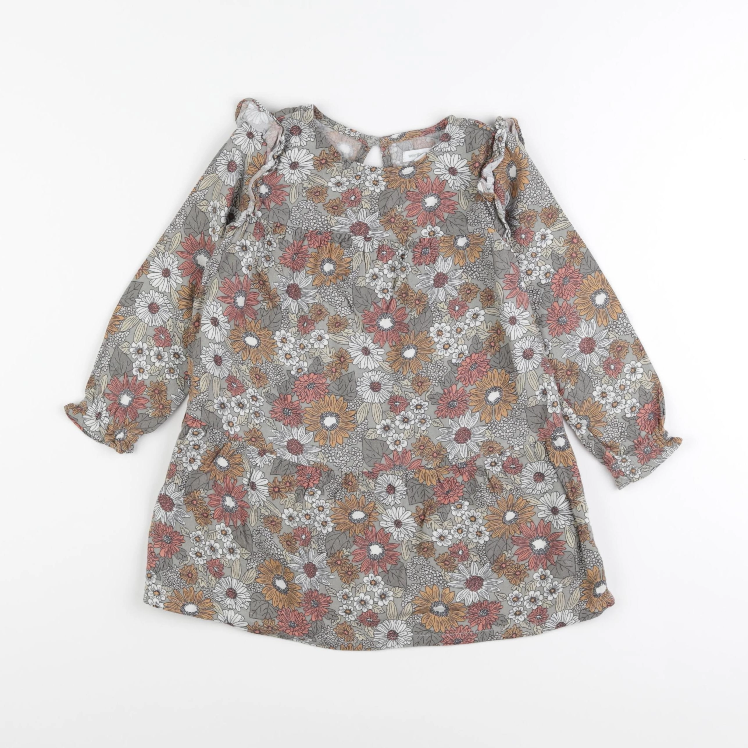 Vertbaudet - robe multicolore - 3 ans