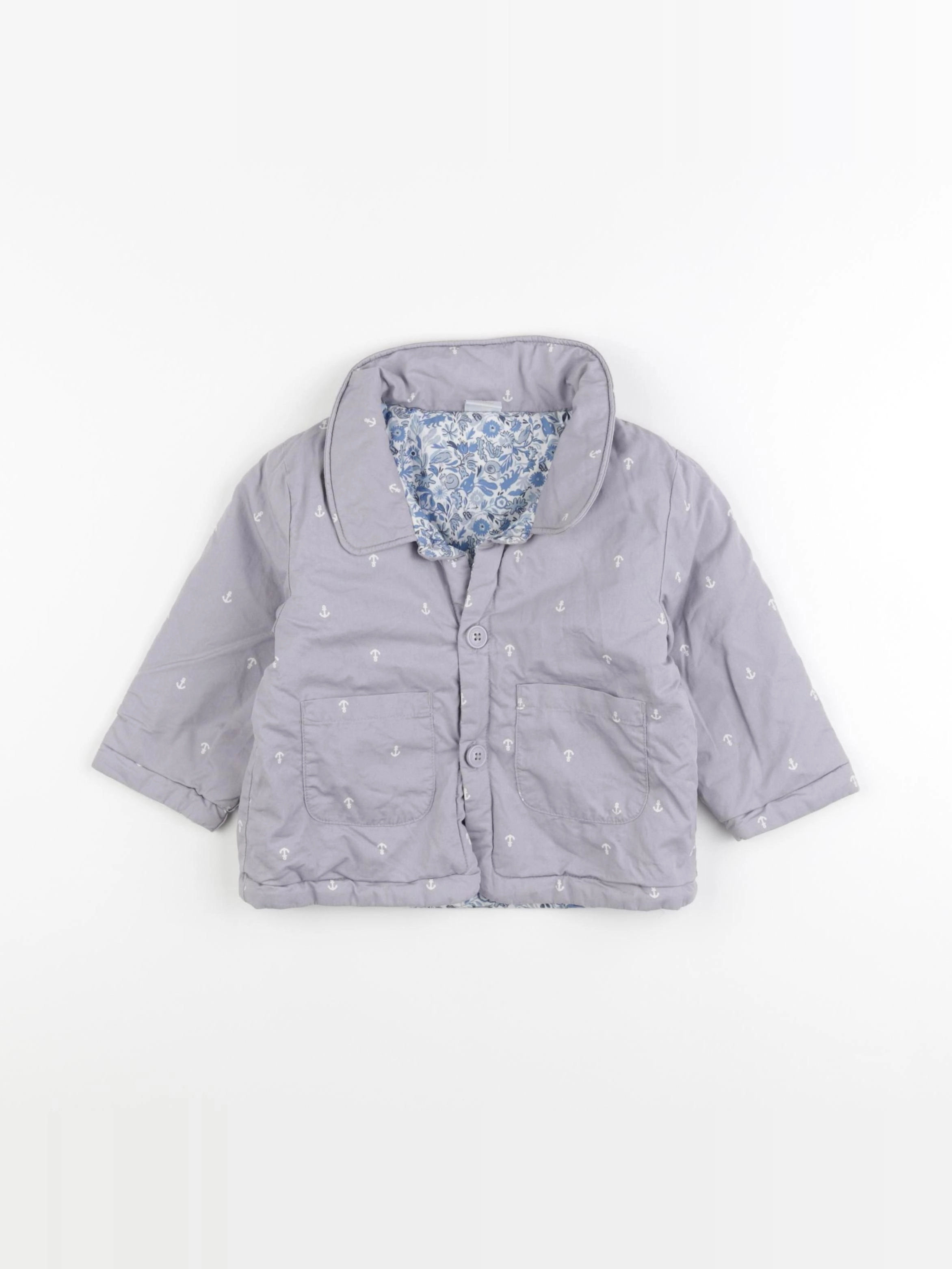 Petit Bateau - veste gris - 18 mois
