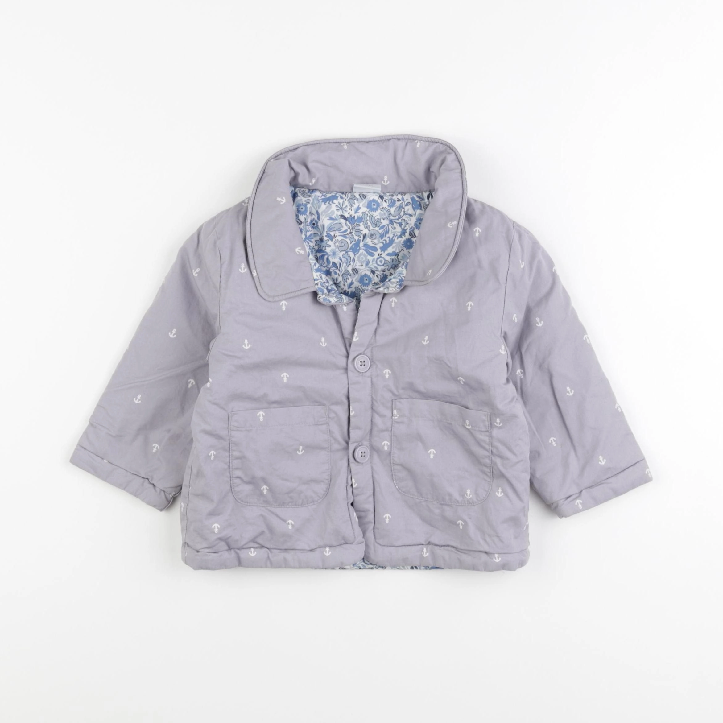 Petit Bateau - veste gris - 18 mois