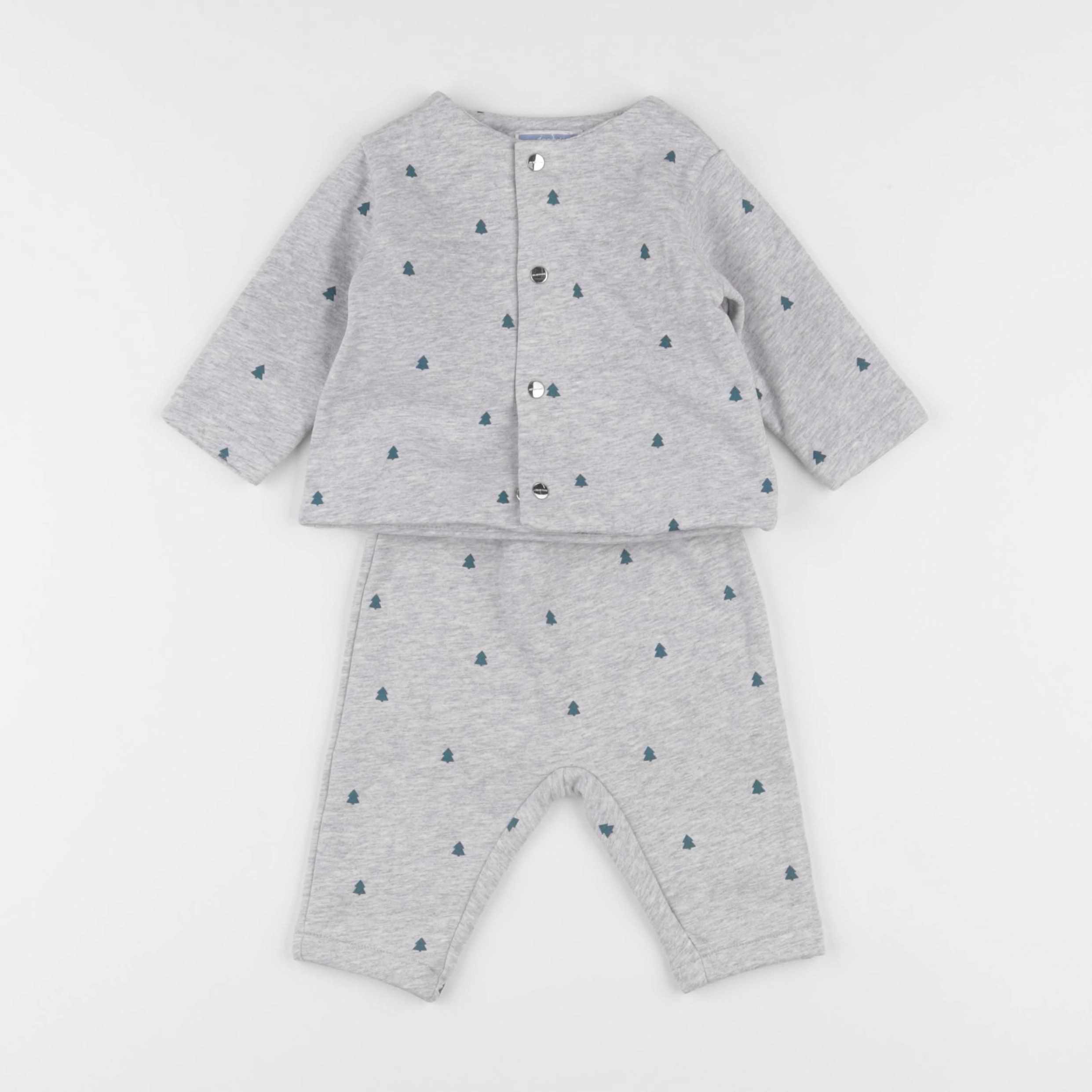 Jacadi - ensemble gris - 6 mois
