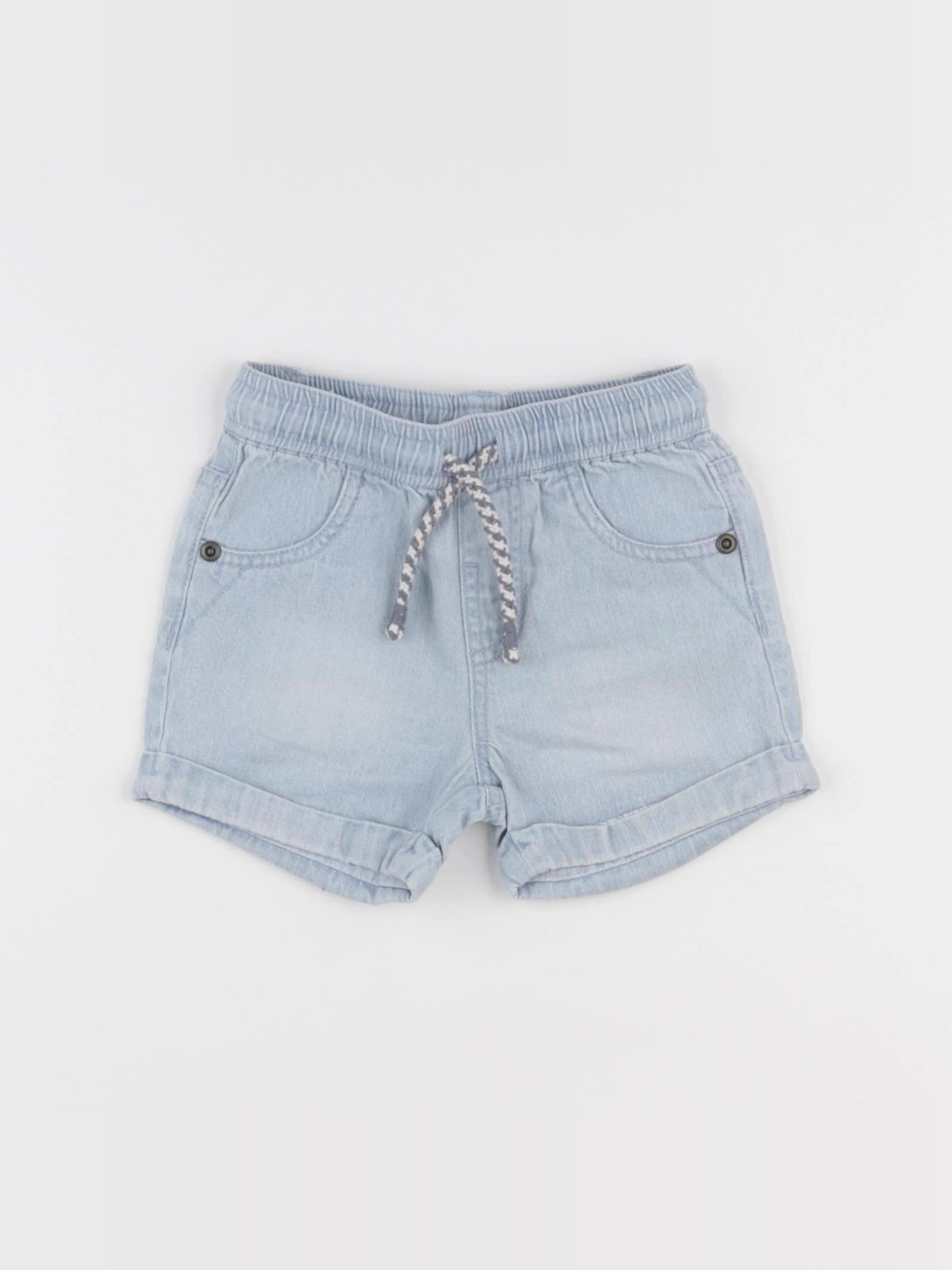 Vertbaudet - short bleu - 12 mois
