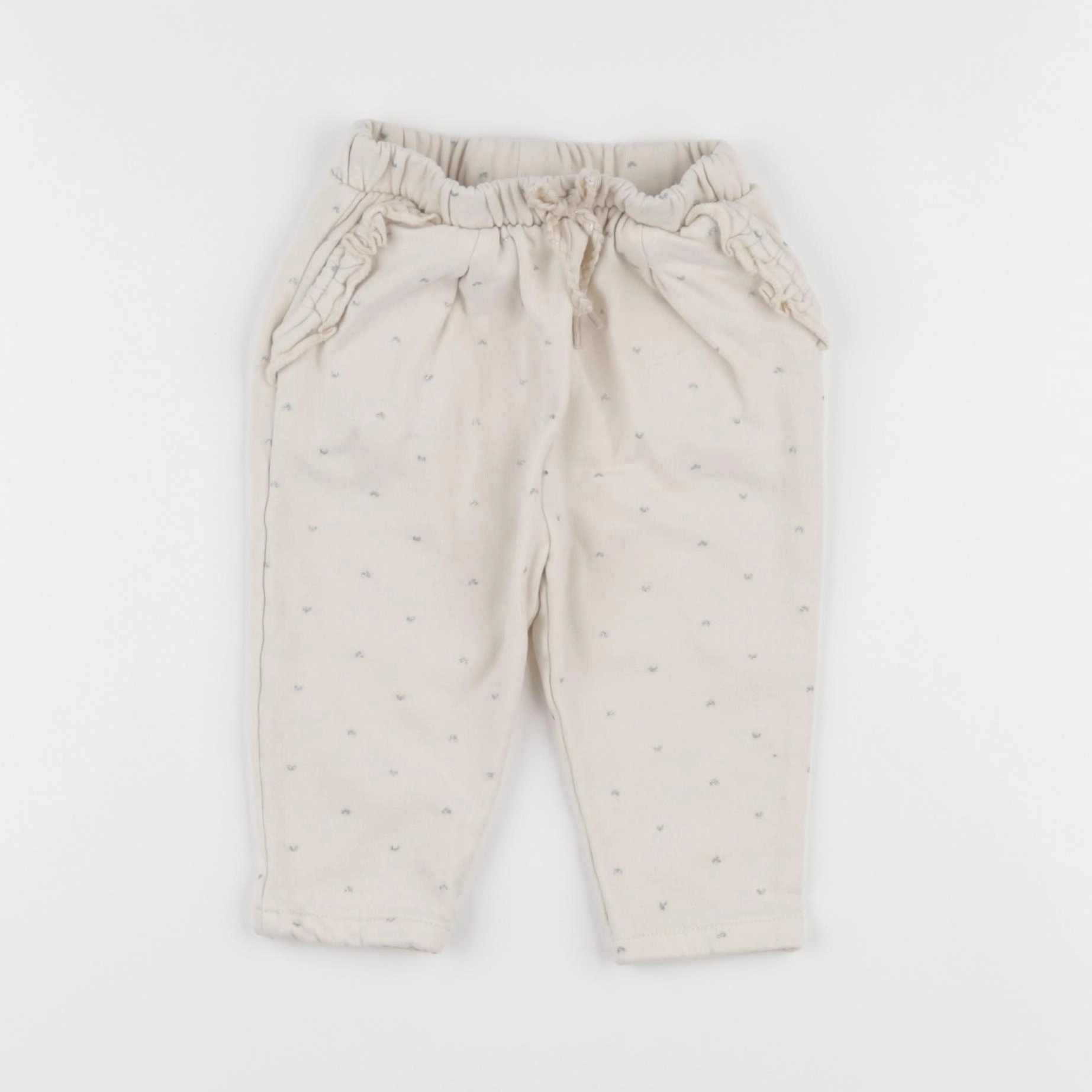 Vertbaudet - pantalon beige - 9 mois