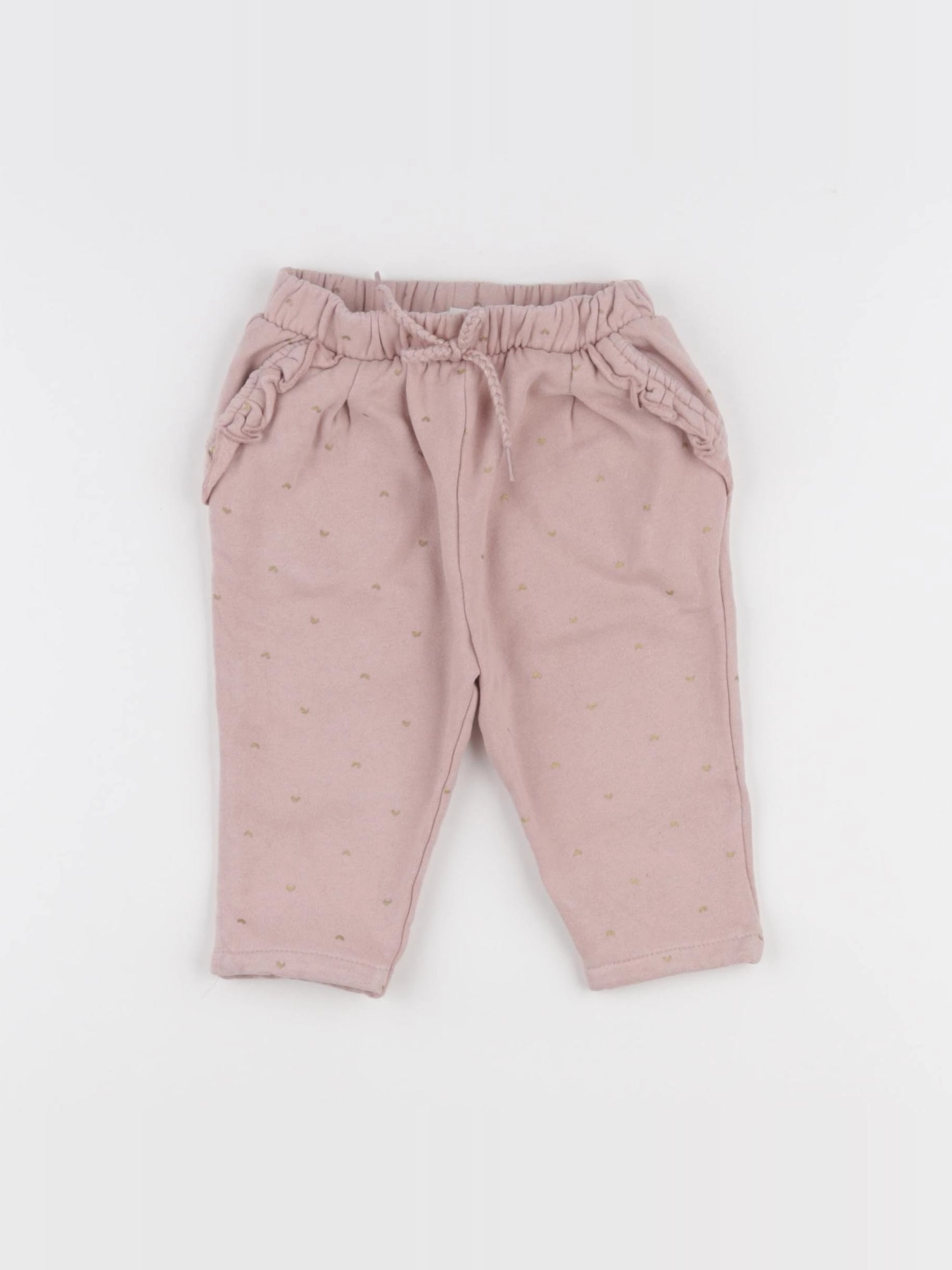 Vertbaudet - pantalon rose - 9 mois