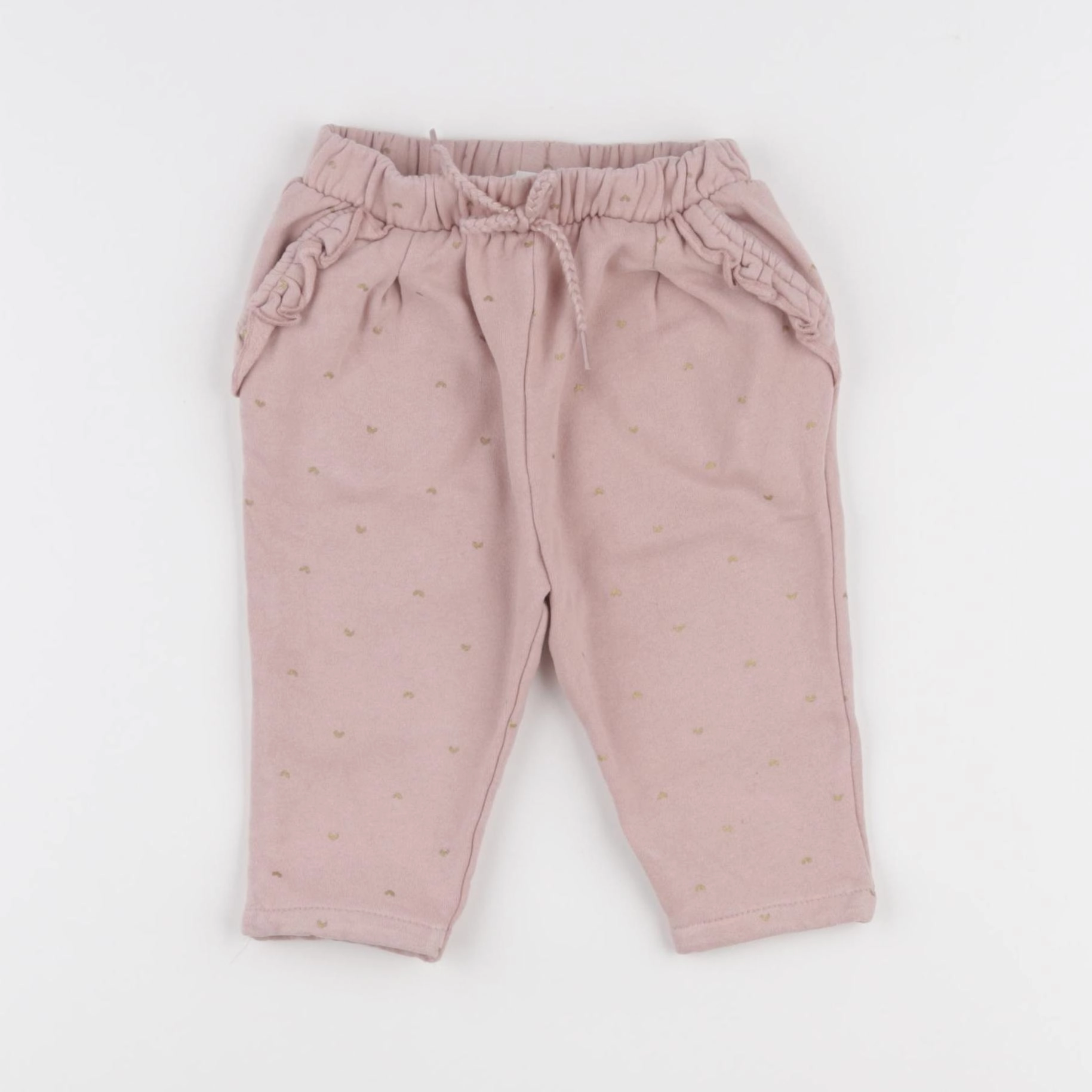Vertbaudet - pantalon rose - 9 mois