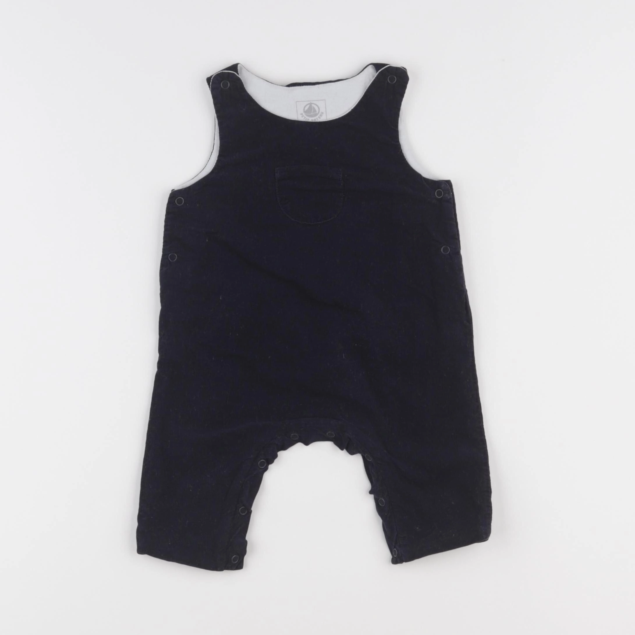 Petit Bateau - combinaison bleu - 1 mois