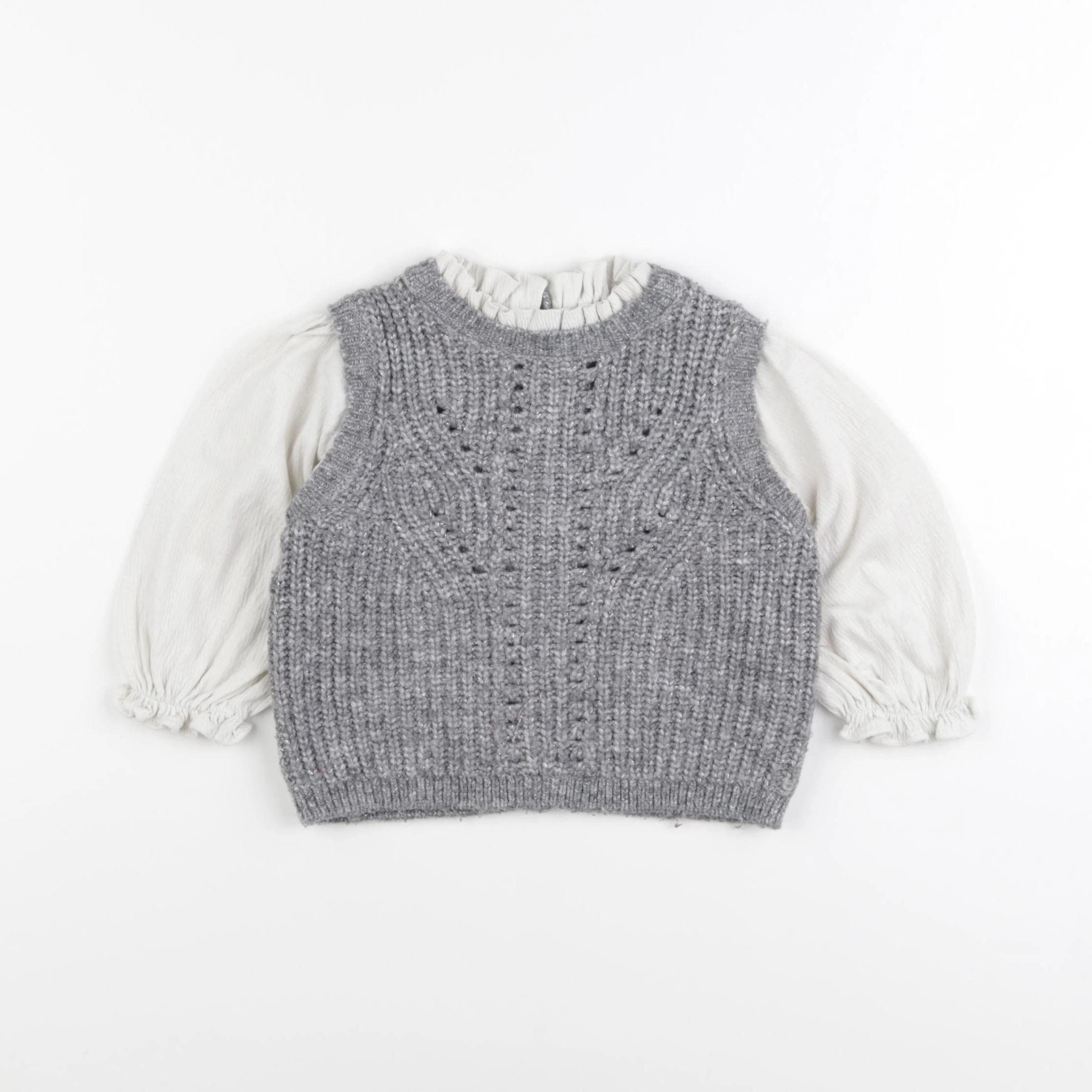 Tape à l'oeil - pull beige, gris - 18 mois