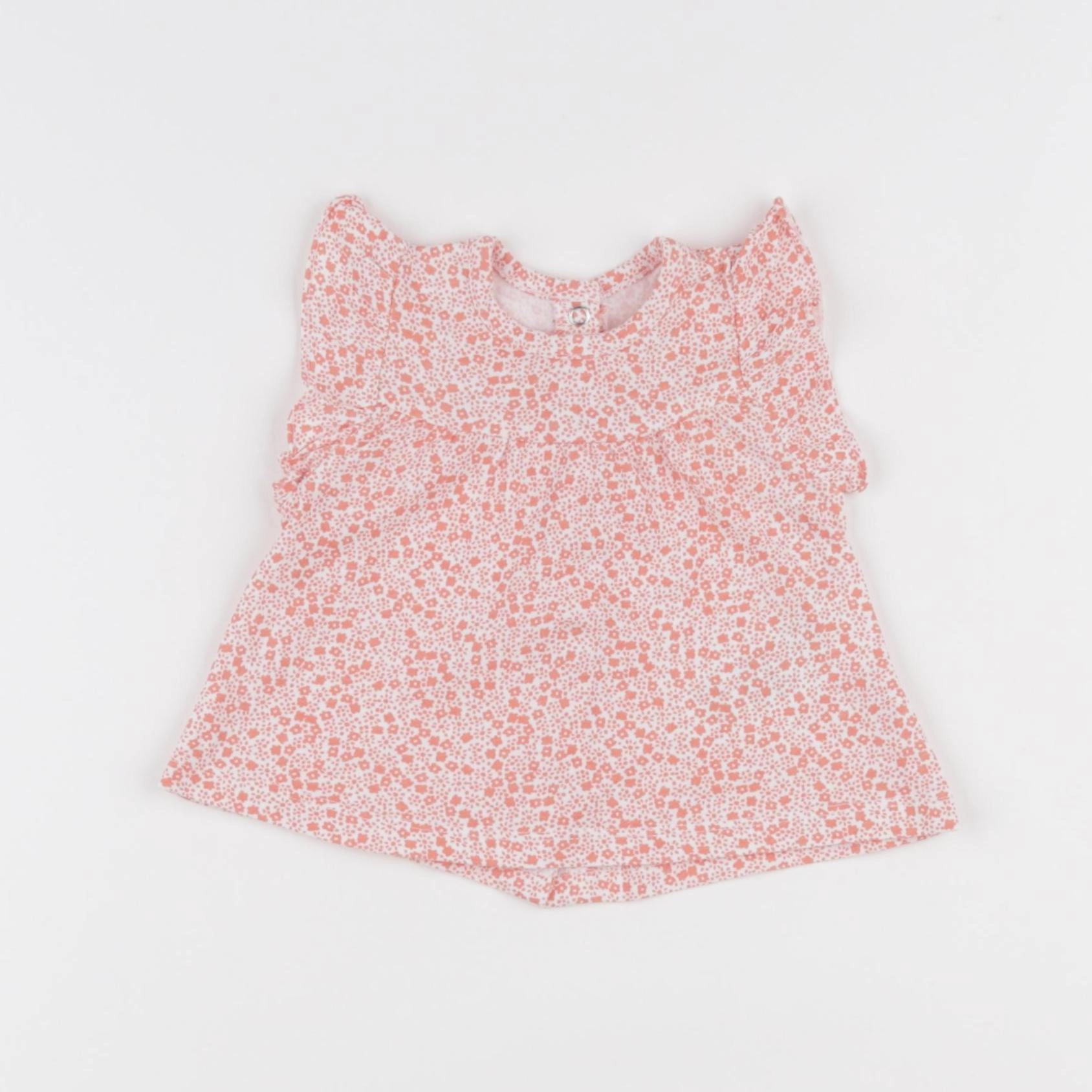Vertbaudet - tee-shirt orange - 3 mois