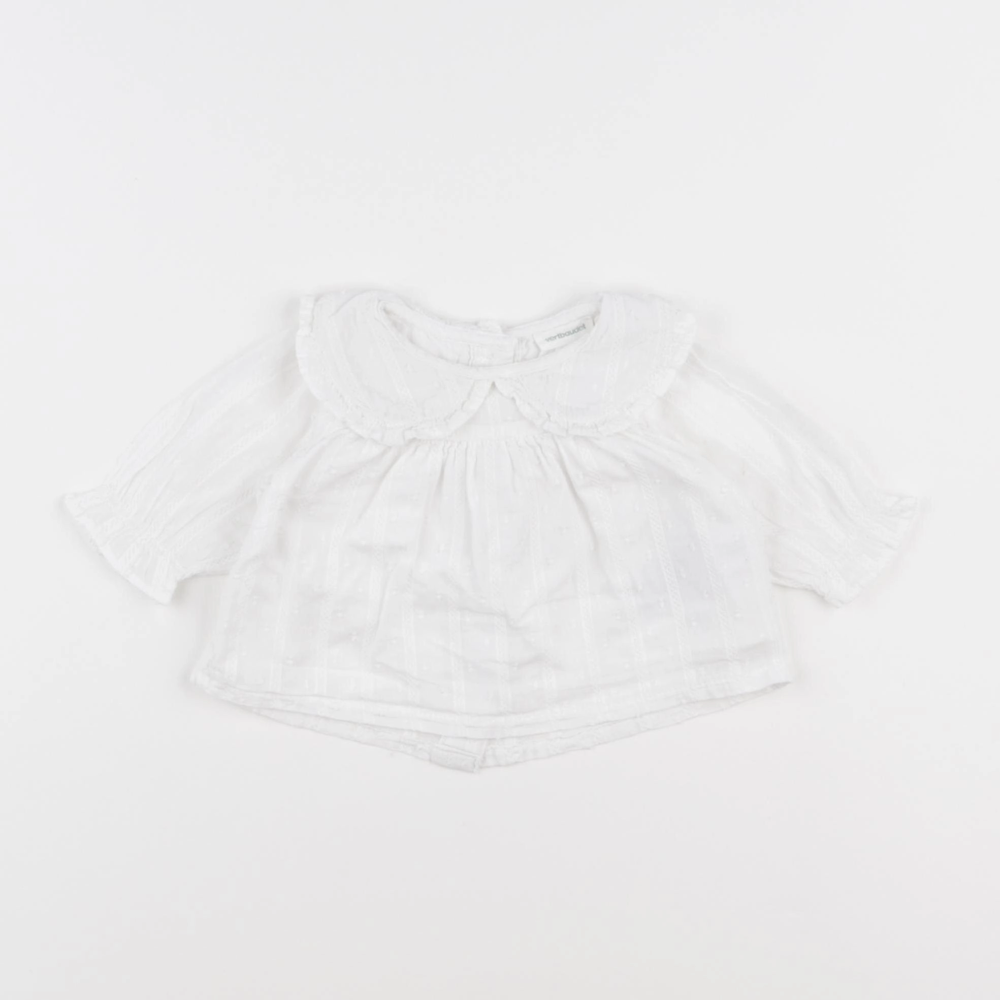 Vertbaudet - blouse blanc - 1 mois