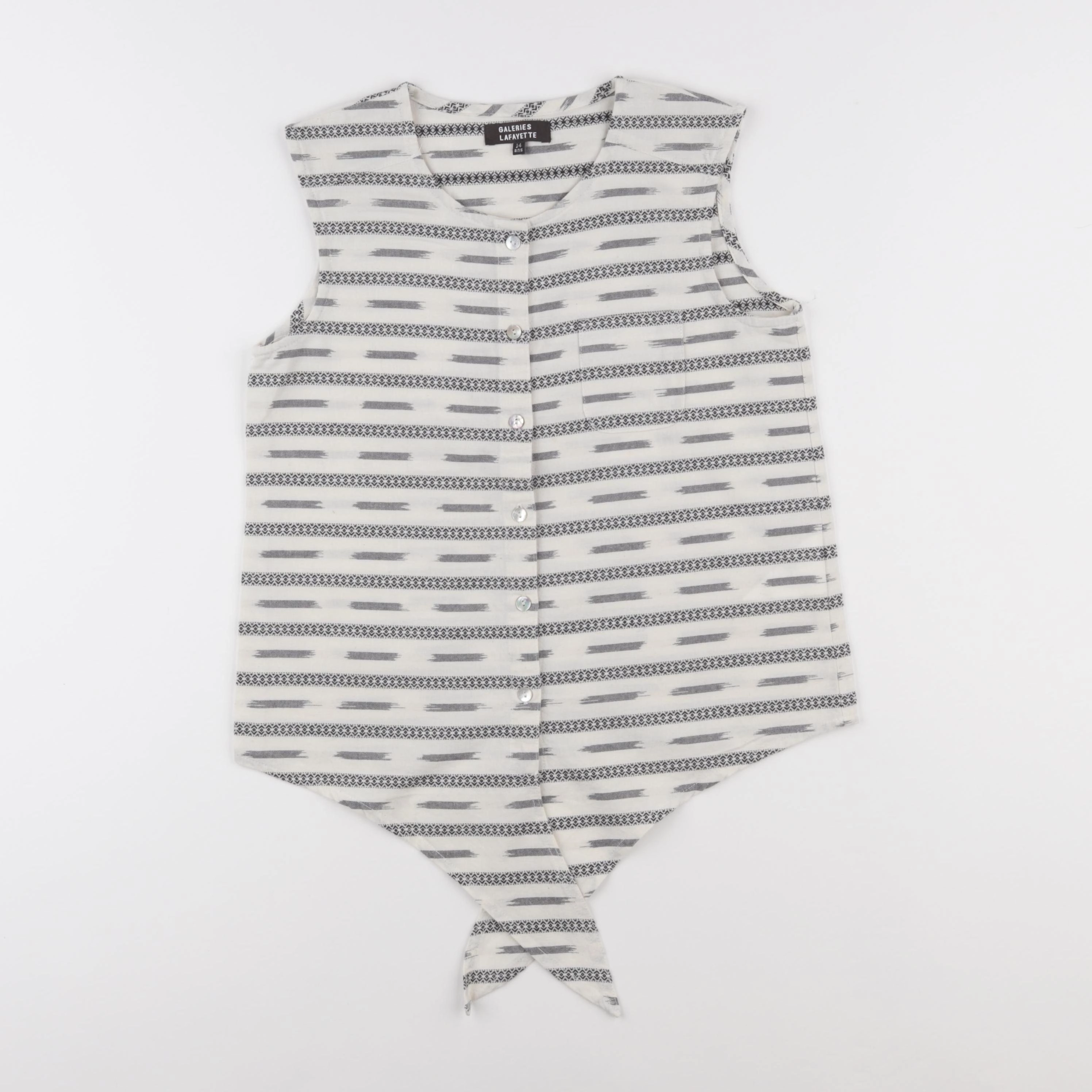 Galeries Lafayette - chemise blanc - 14 ans