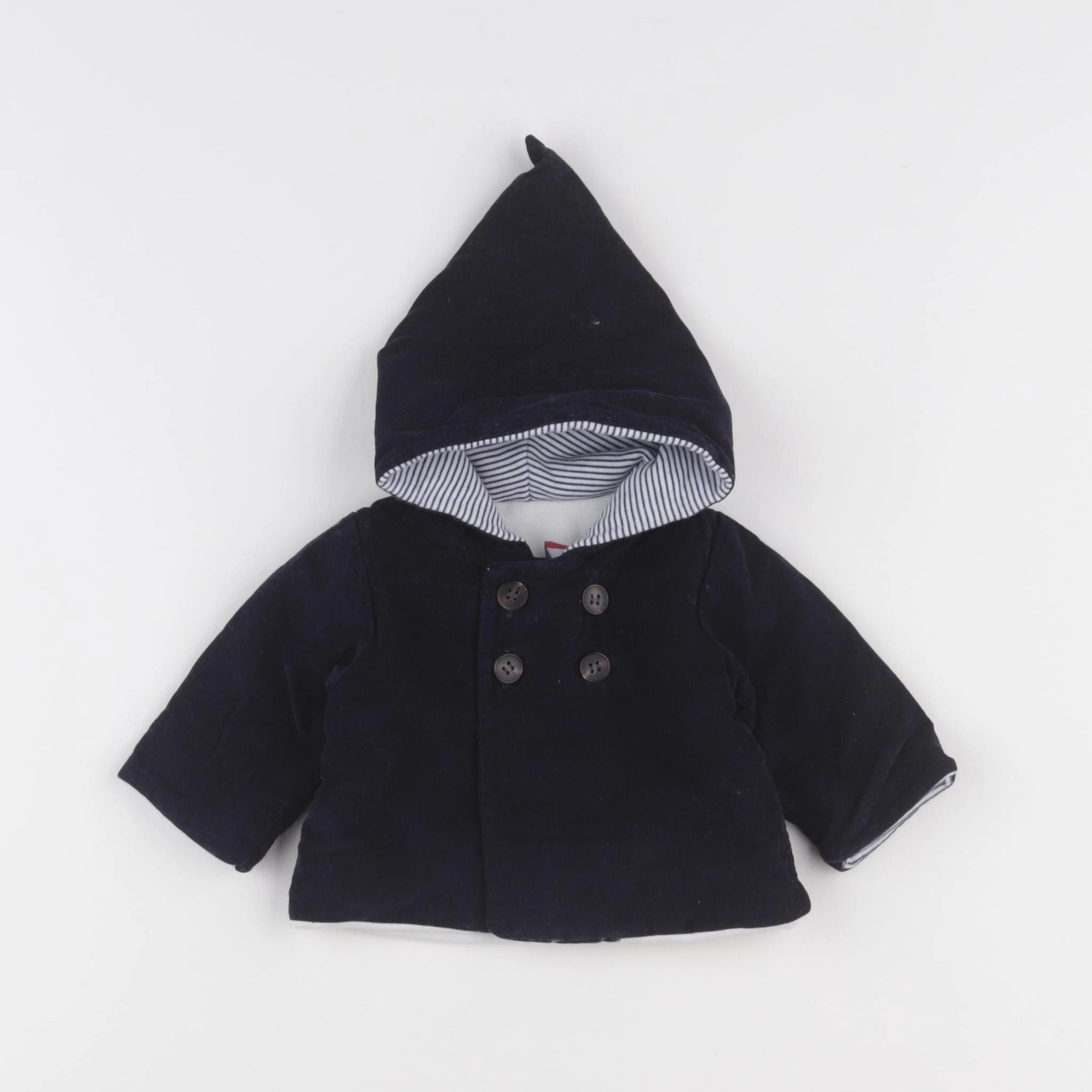 Petit Bateau - veste bleu - 0 mois