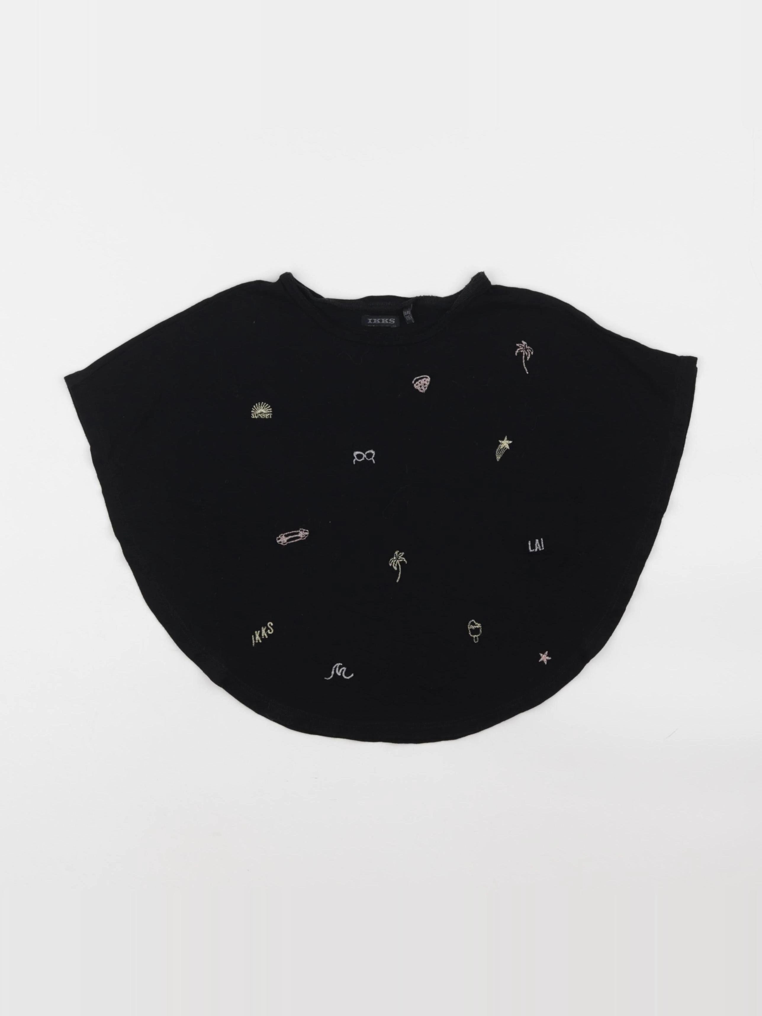 IKKS - tee-shirt noir - 6 ans