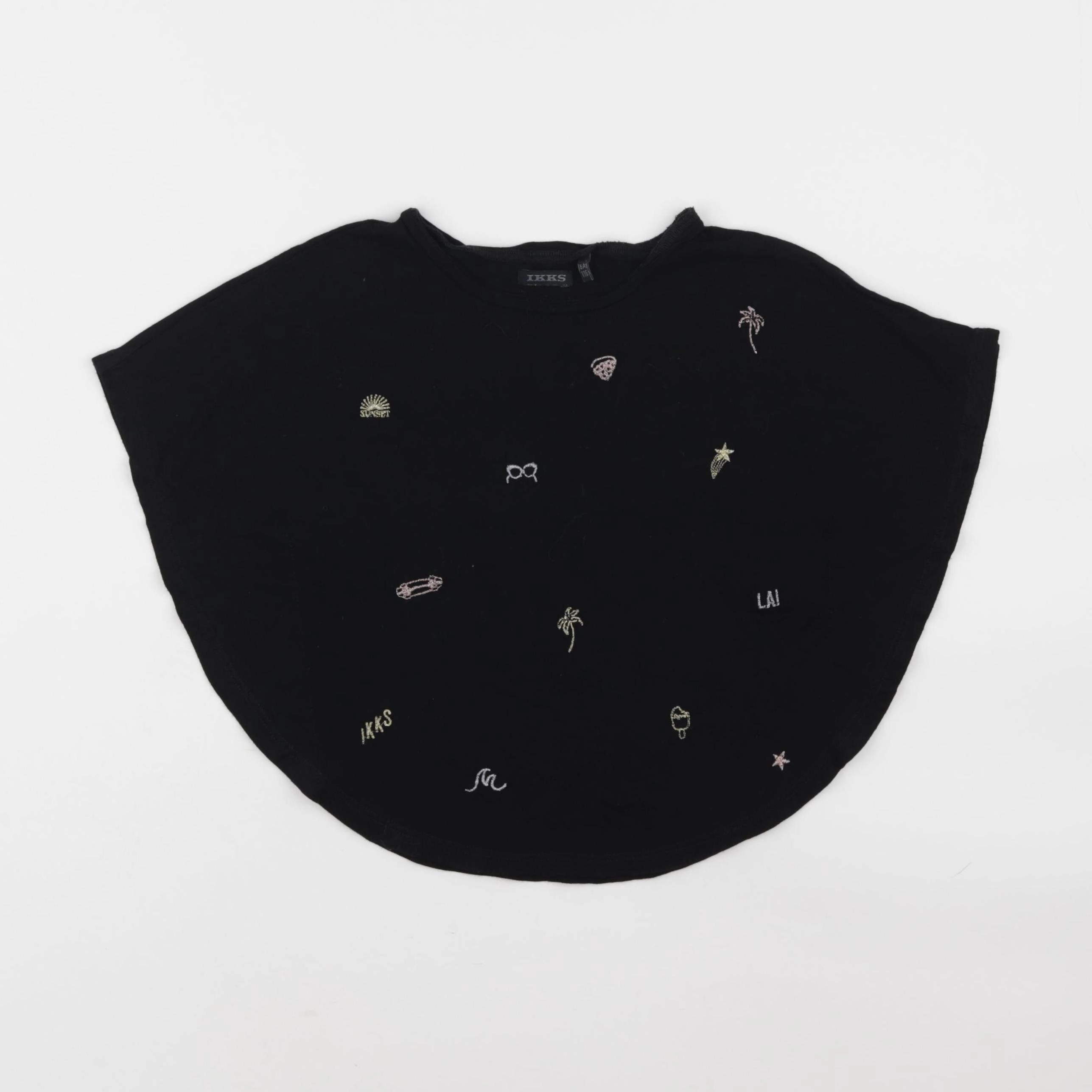 IKKS - tee-shirt noir - 6 ans