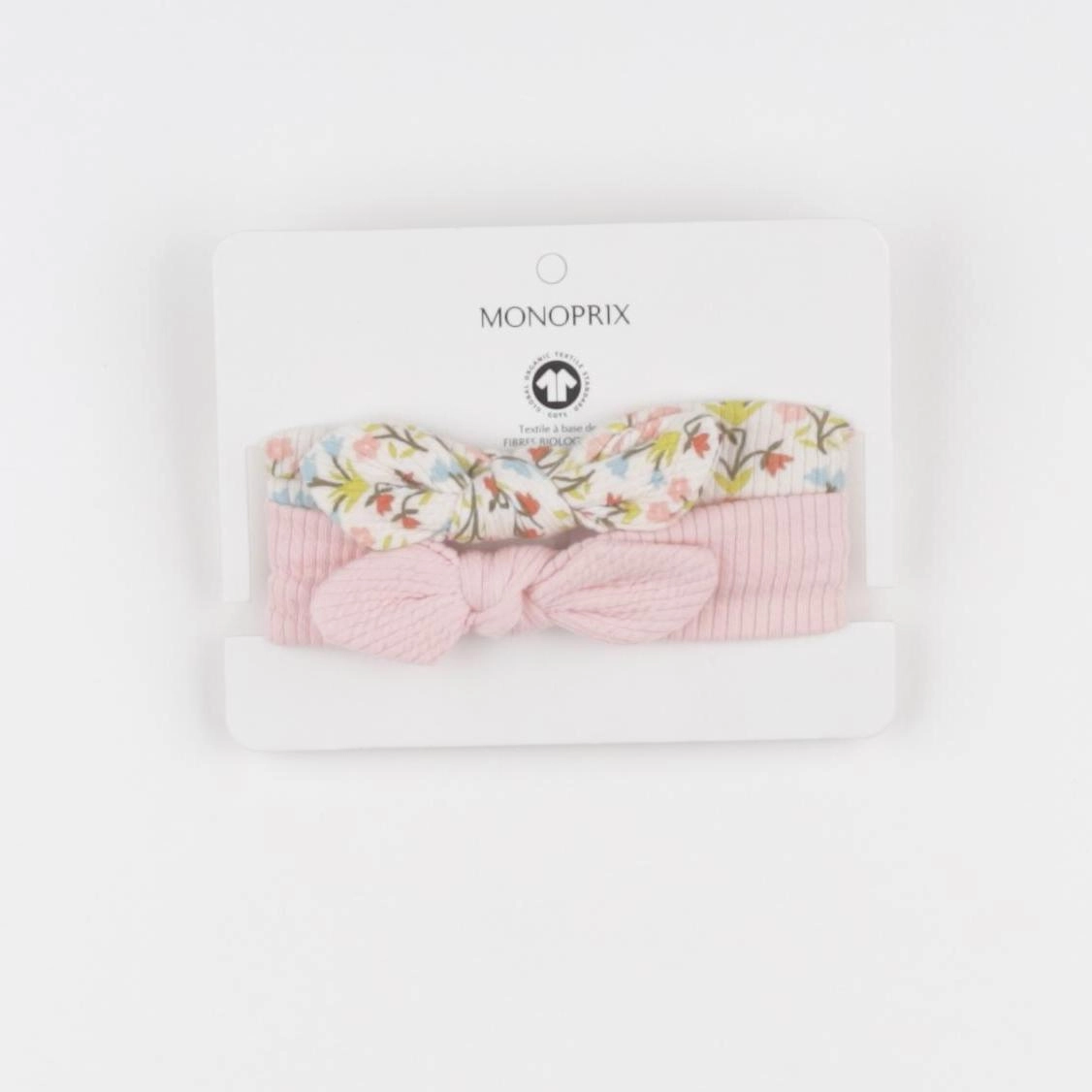 Monoprix - bandeau rose - 1/9 mois