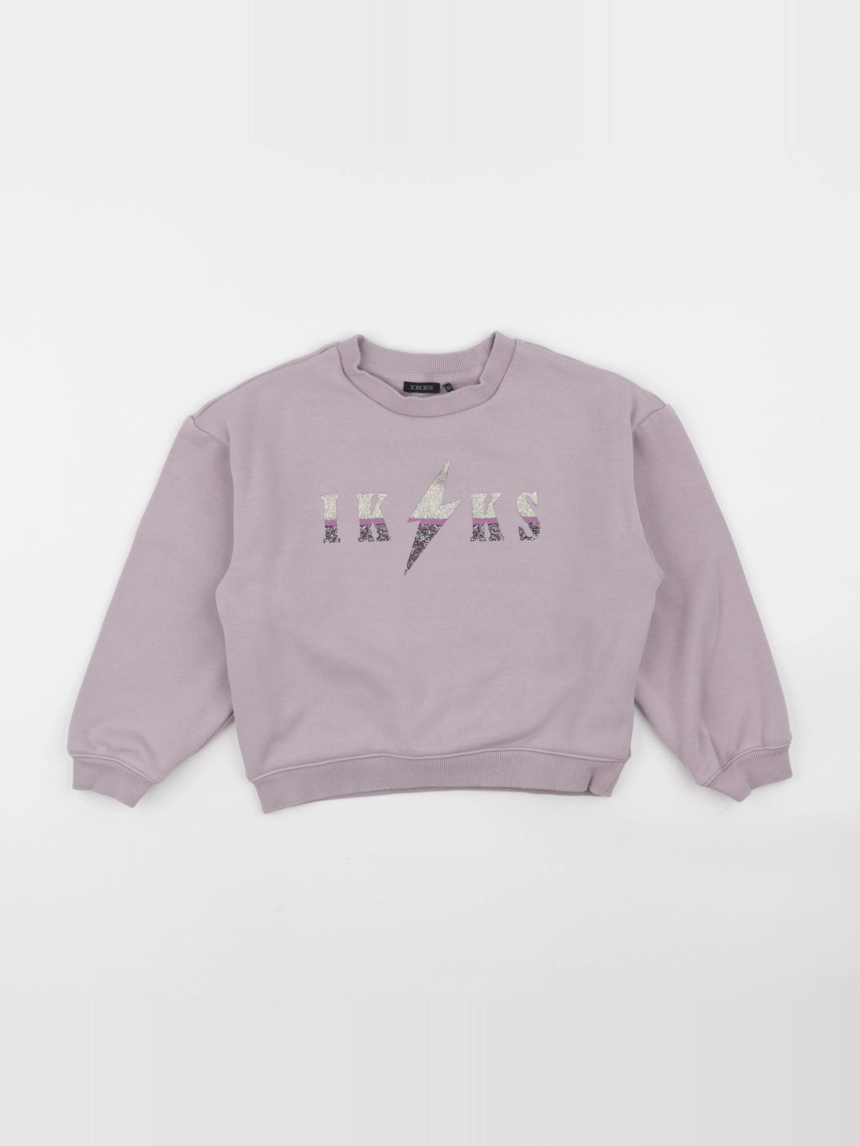 IKKS - sweat violet - 8 ans