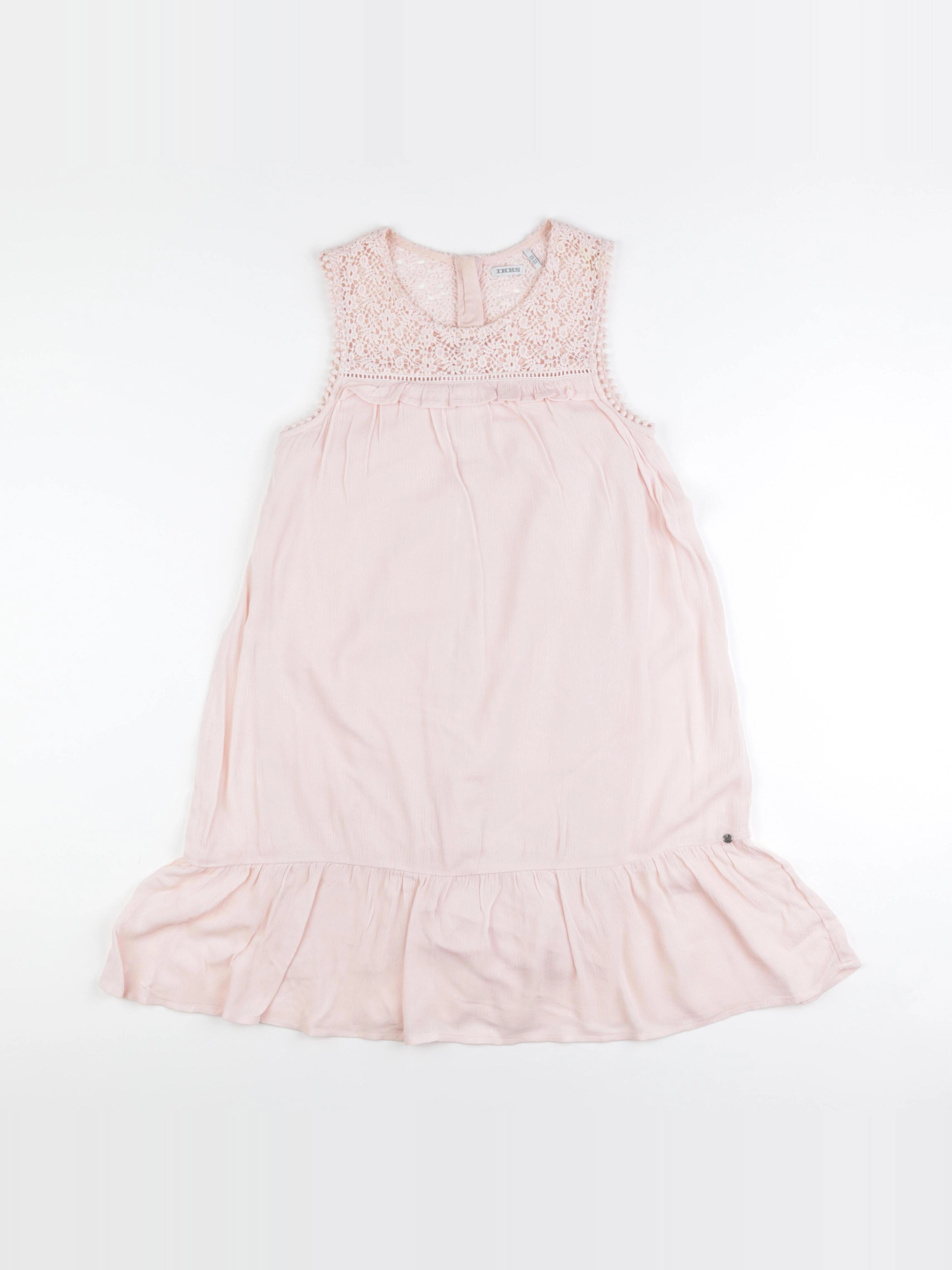 IKKS - robe rose - 12 ans