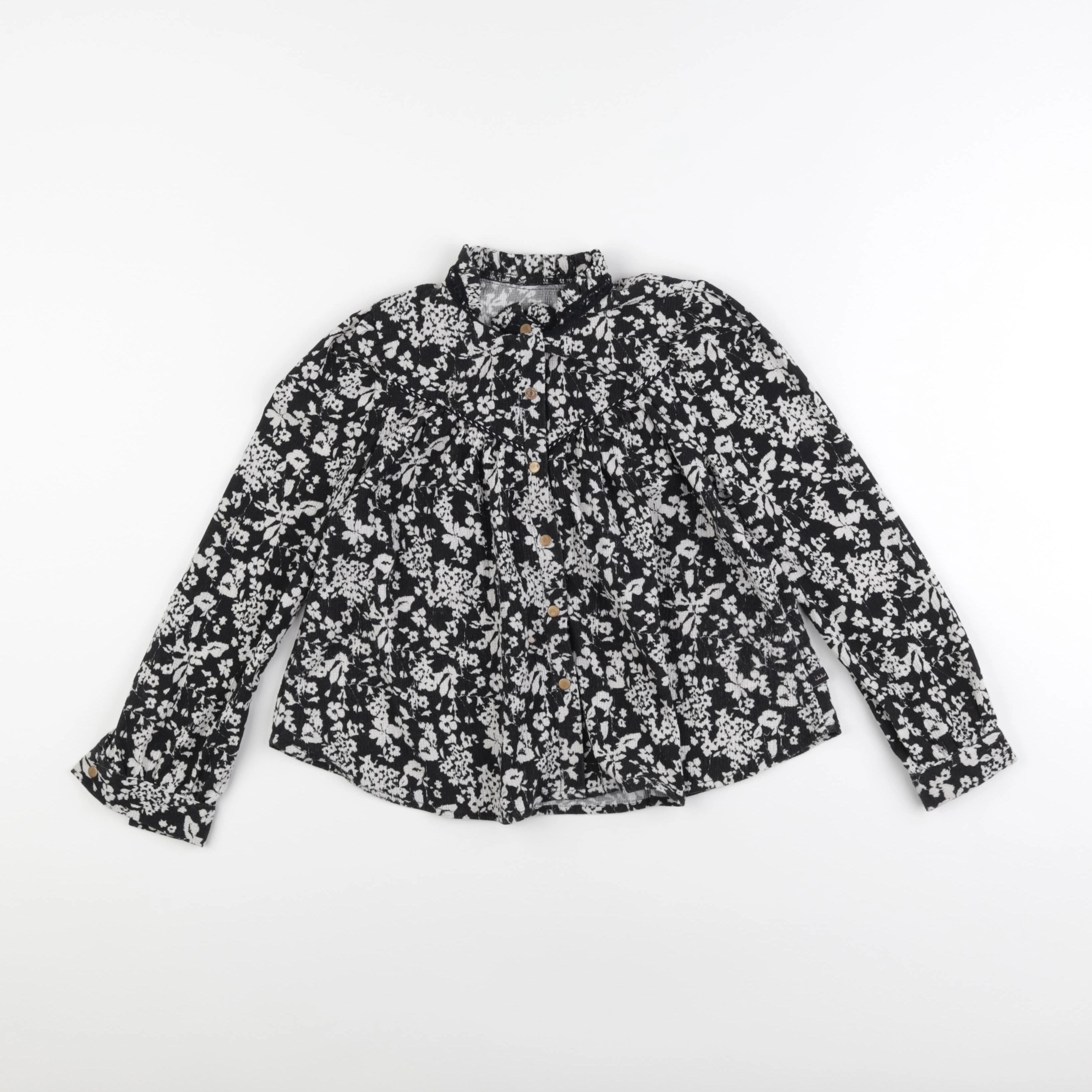 IKKS - blouse blanc, noir - 8 ans
