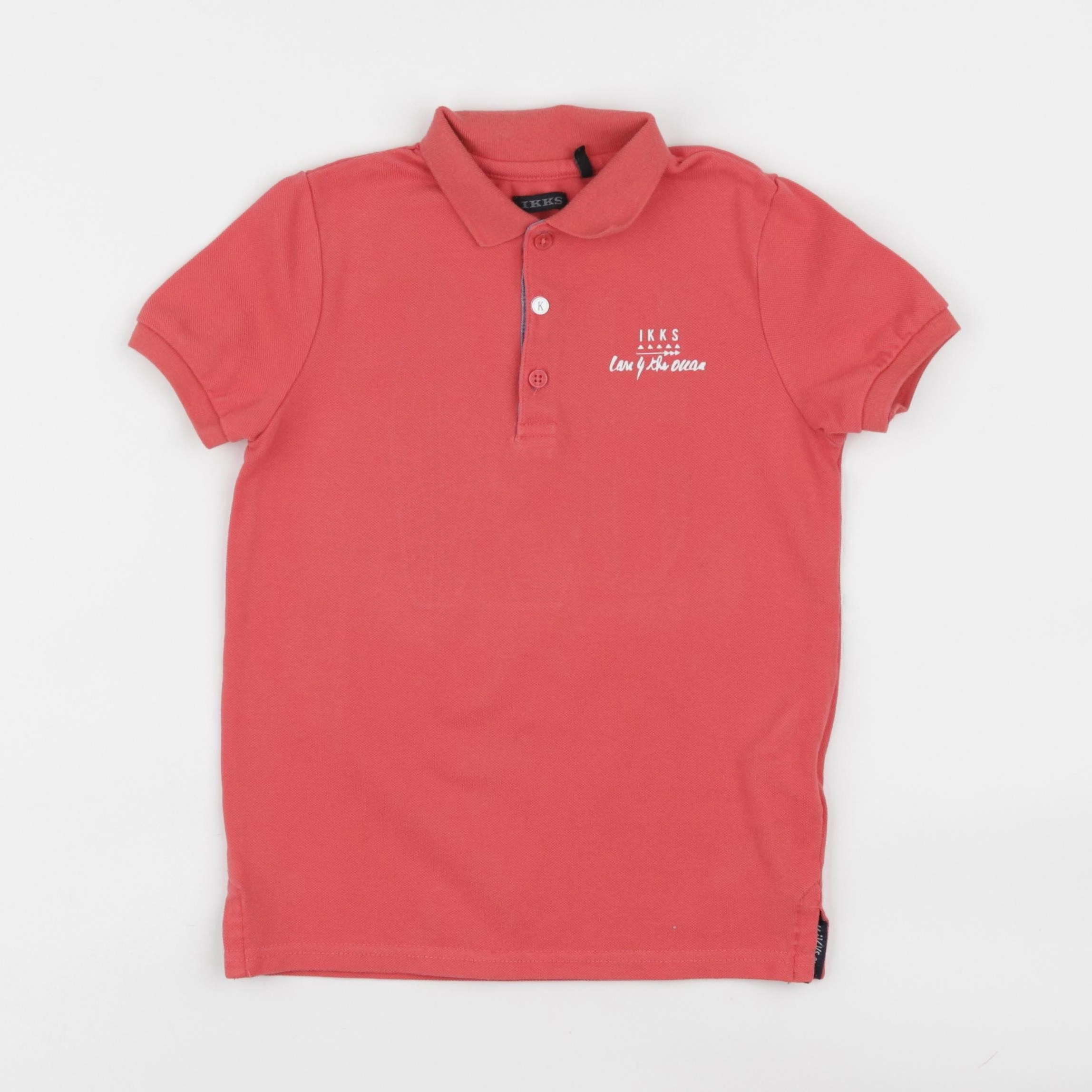IKKS - polo imprimé au dos rose - 4 ans