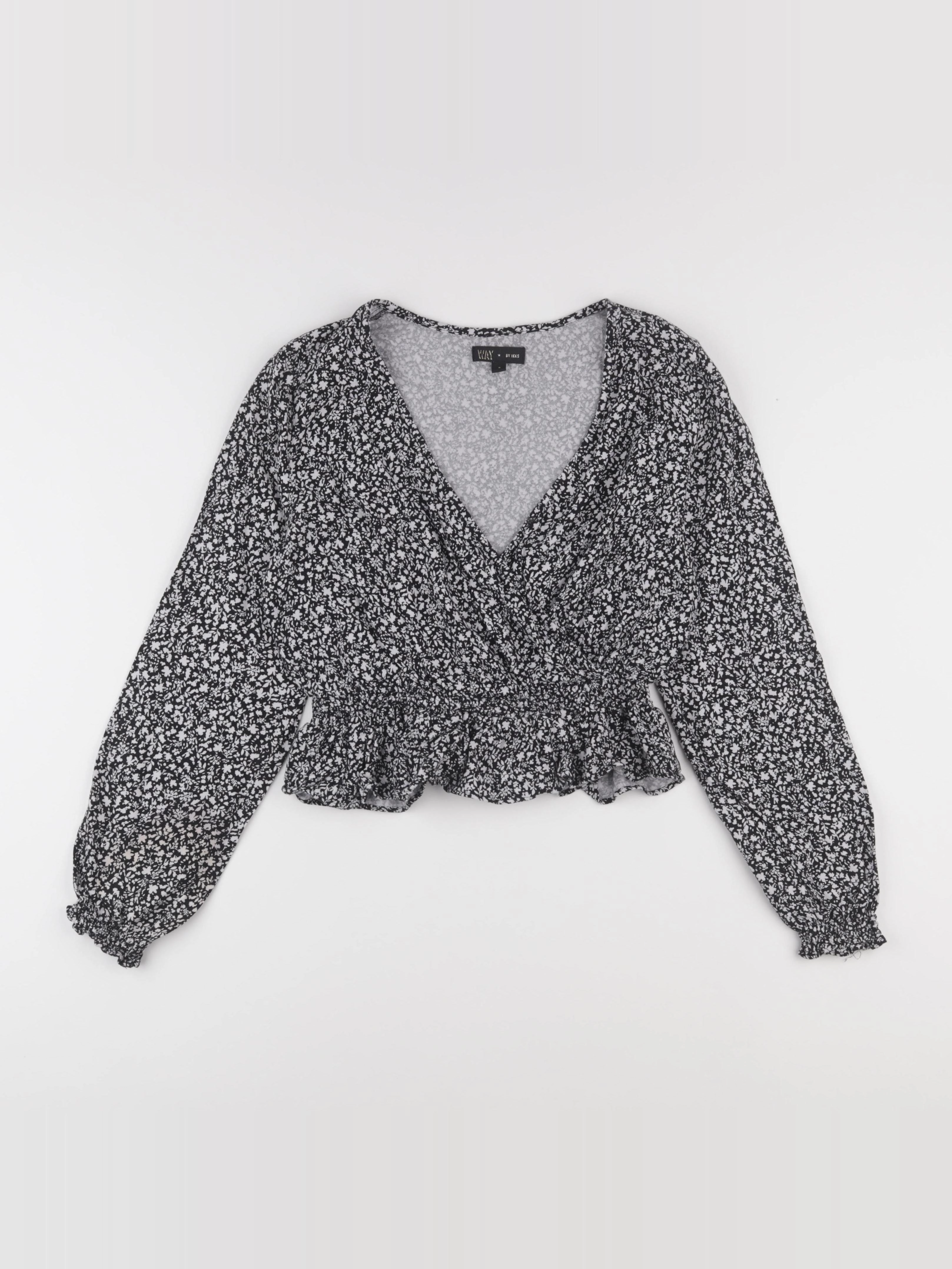 IKKS - blouse noir - 12 ans