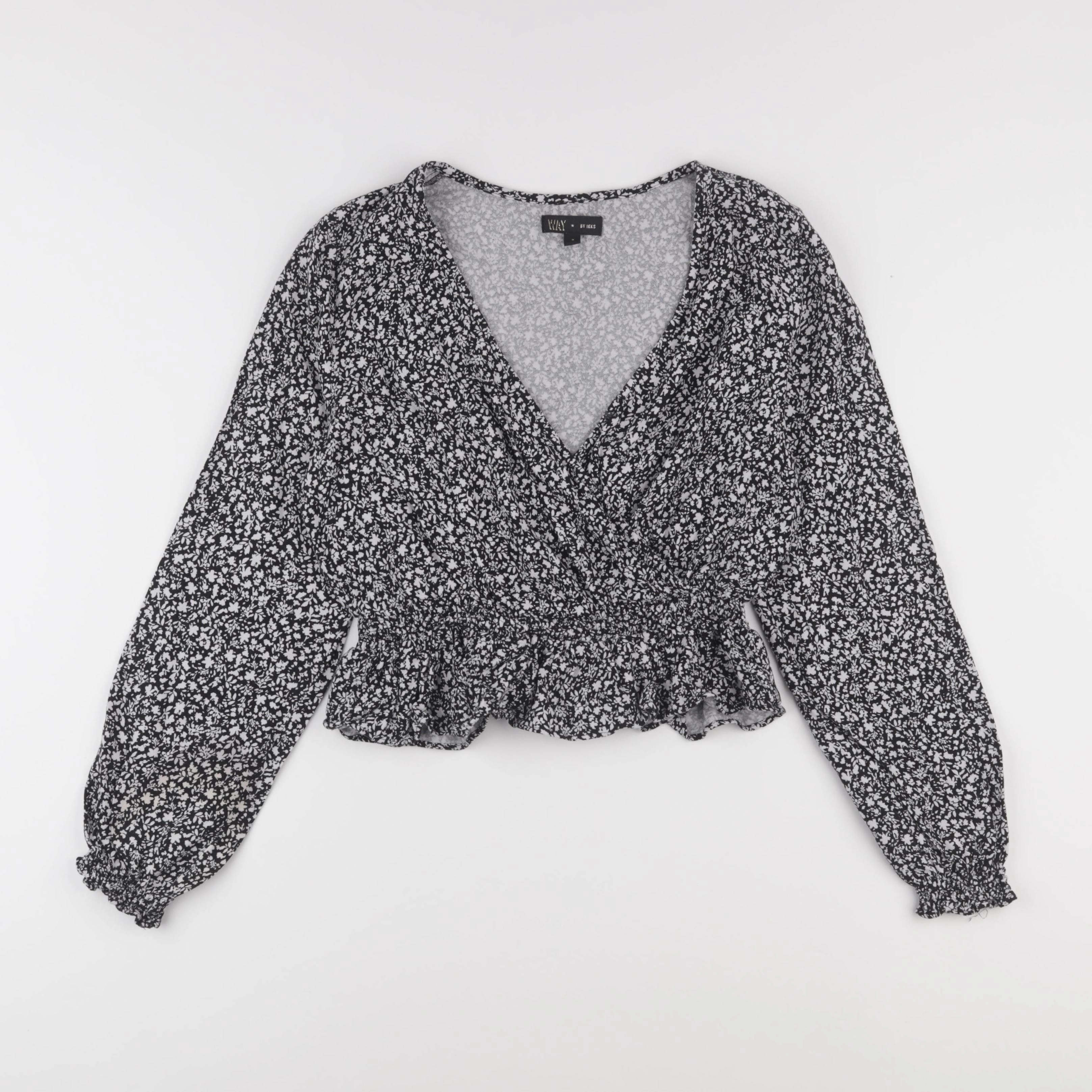 IKKS - blouse noir - 12 ans