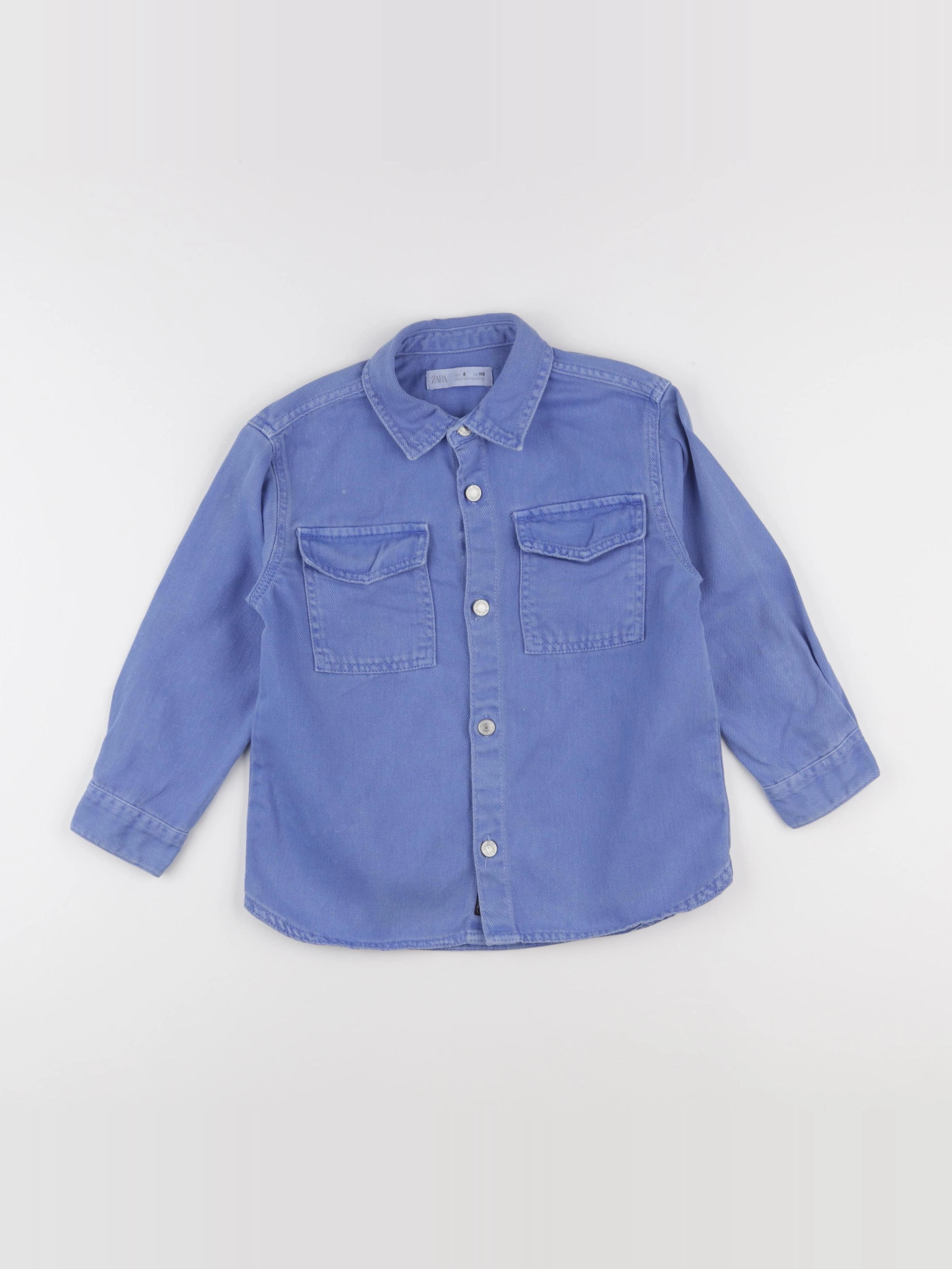 Zara - chemise bleu - 6 ans