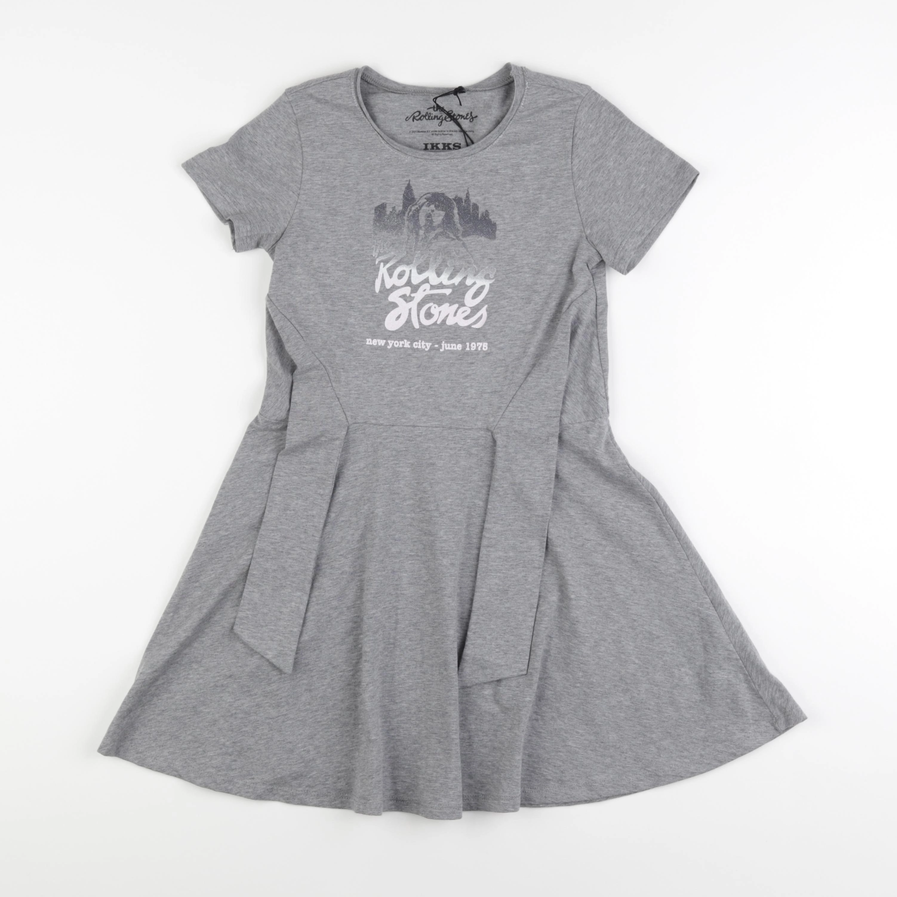 IKKS - robe gris - 8 ans