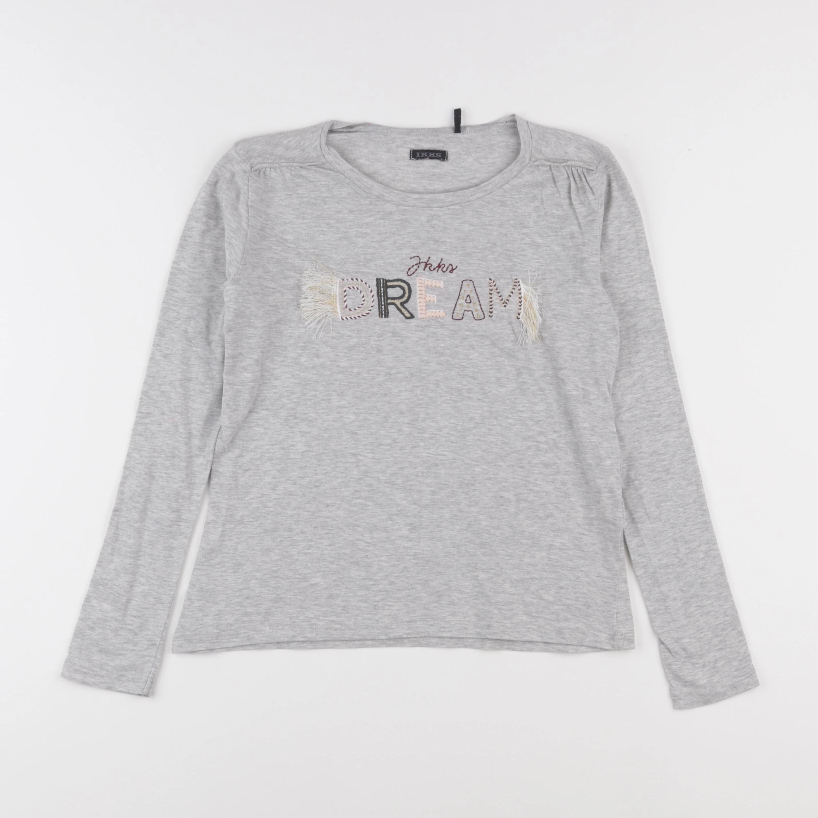 IKKS - tee-shirt gris - 10 ans