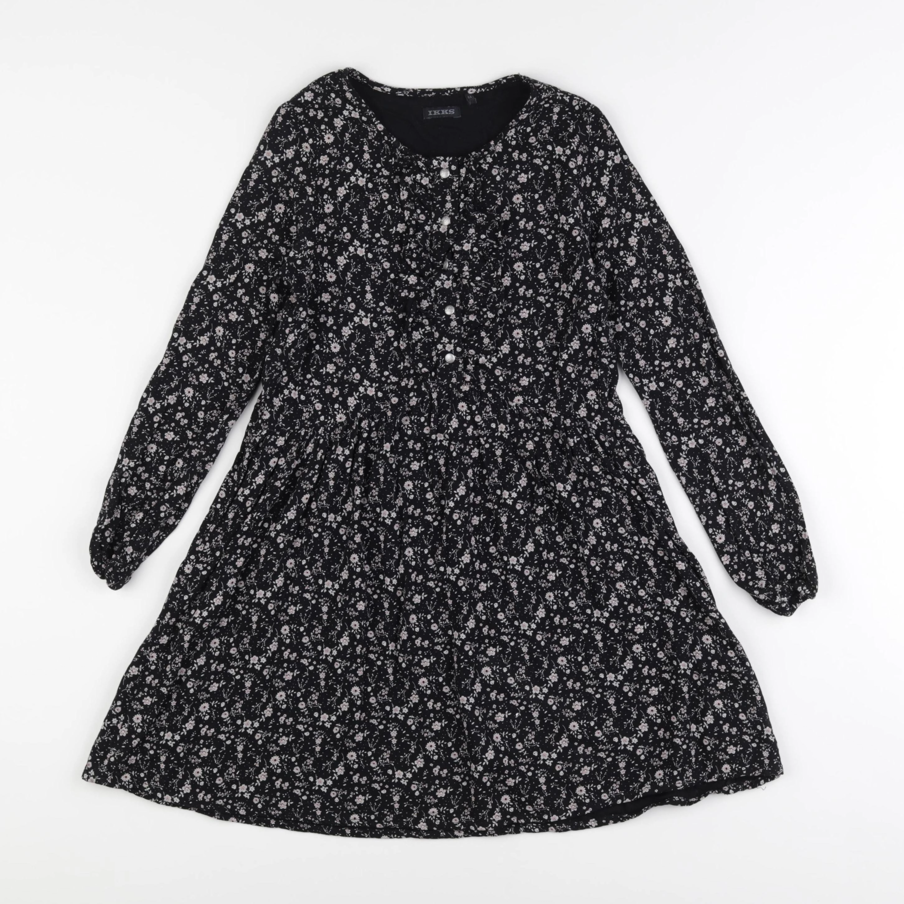 IKKS - robe noir - 8 ans