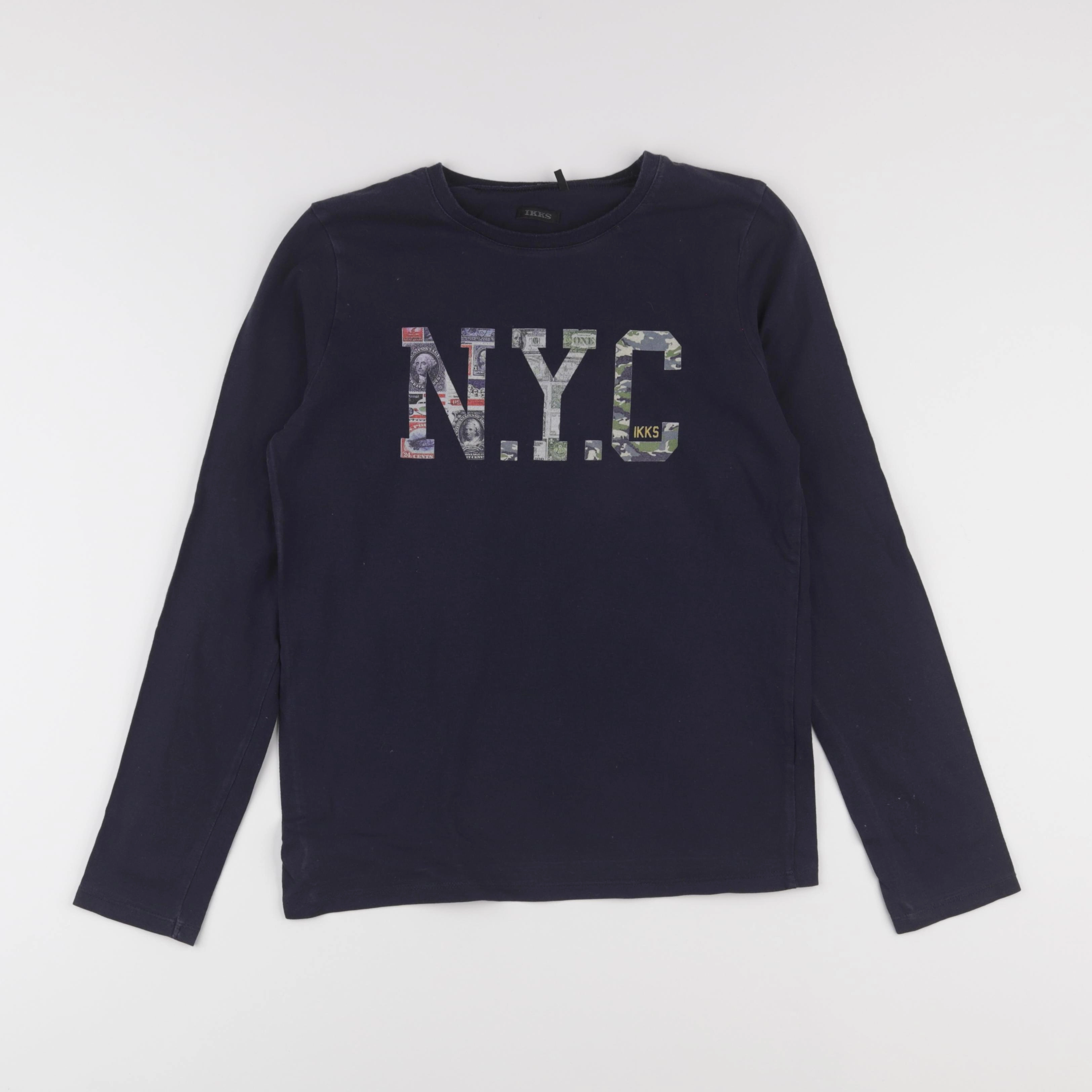 IKKS - tee-shirt bleu - 14 ans