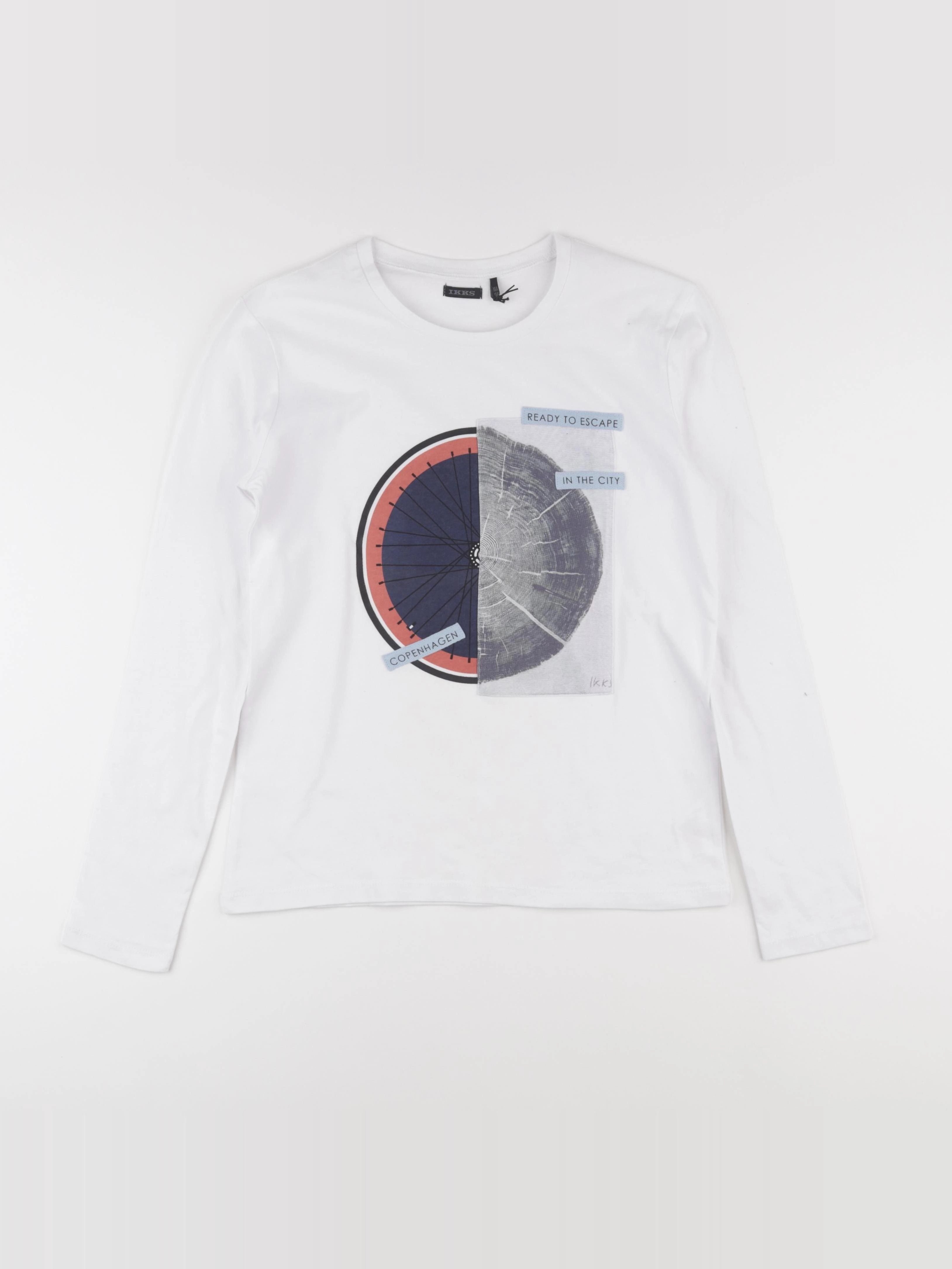 IKKS - tee-shirt blanc - 14 ans