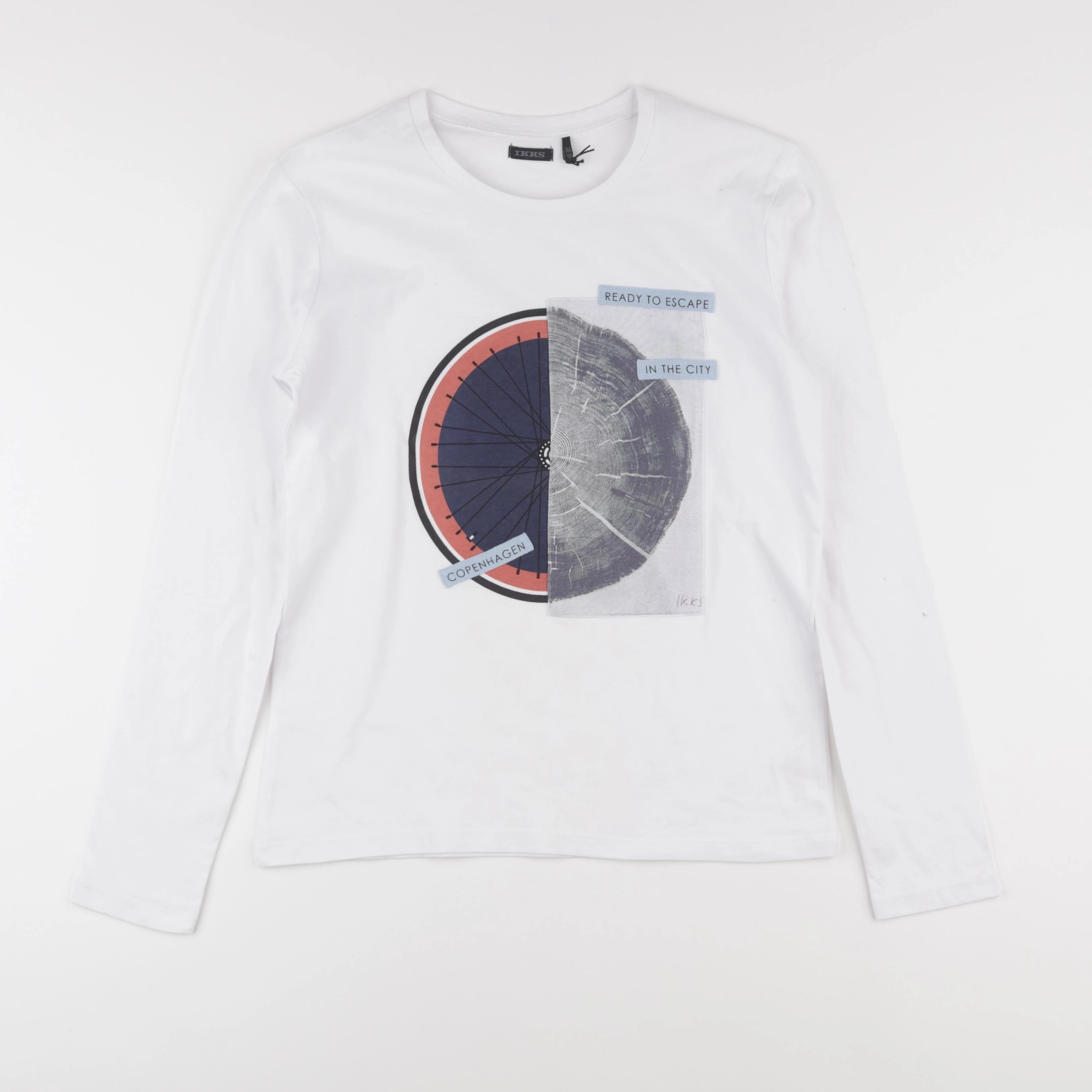 IKKS - tee-shirt blanc - 14 ans