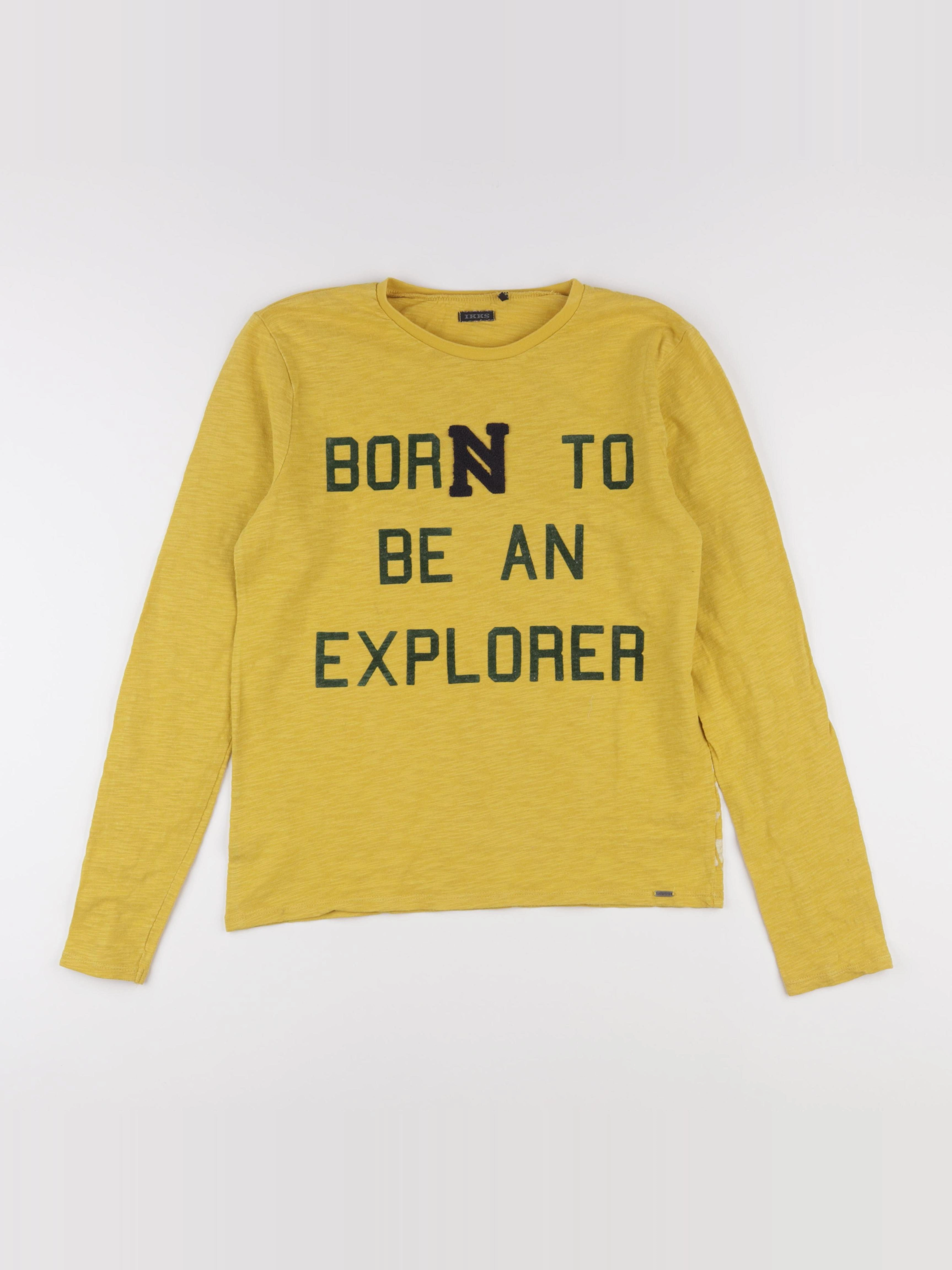 IKKS - tee-shirt jaune - 14 ans