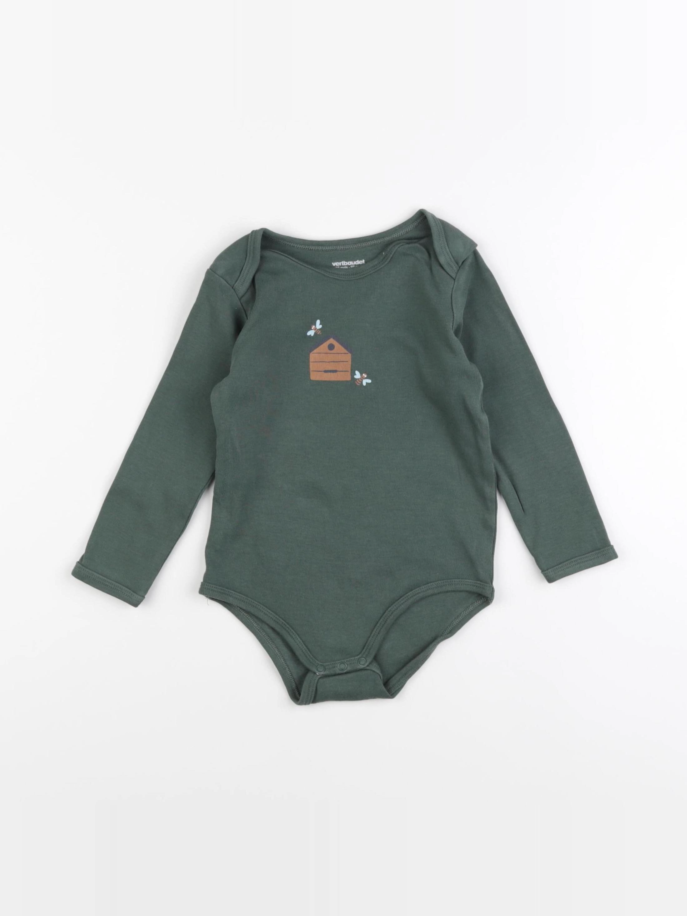 Vertbaudet - body vert - 36 mois