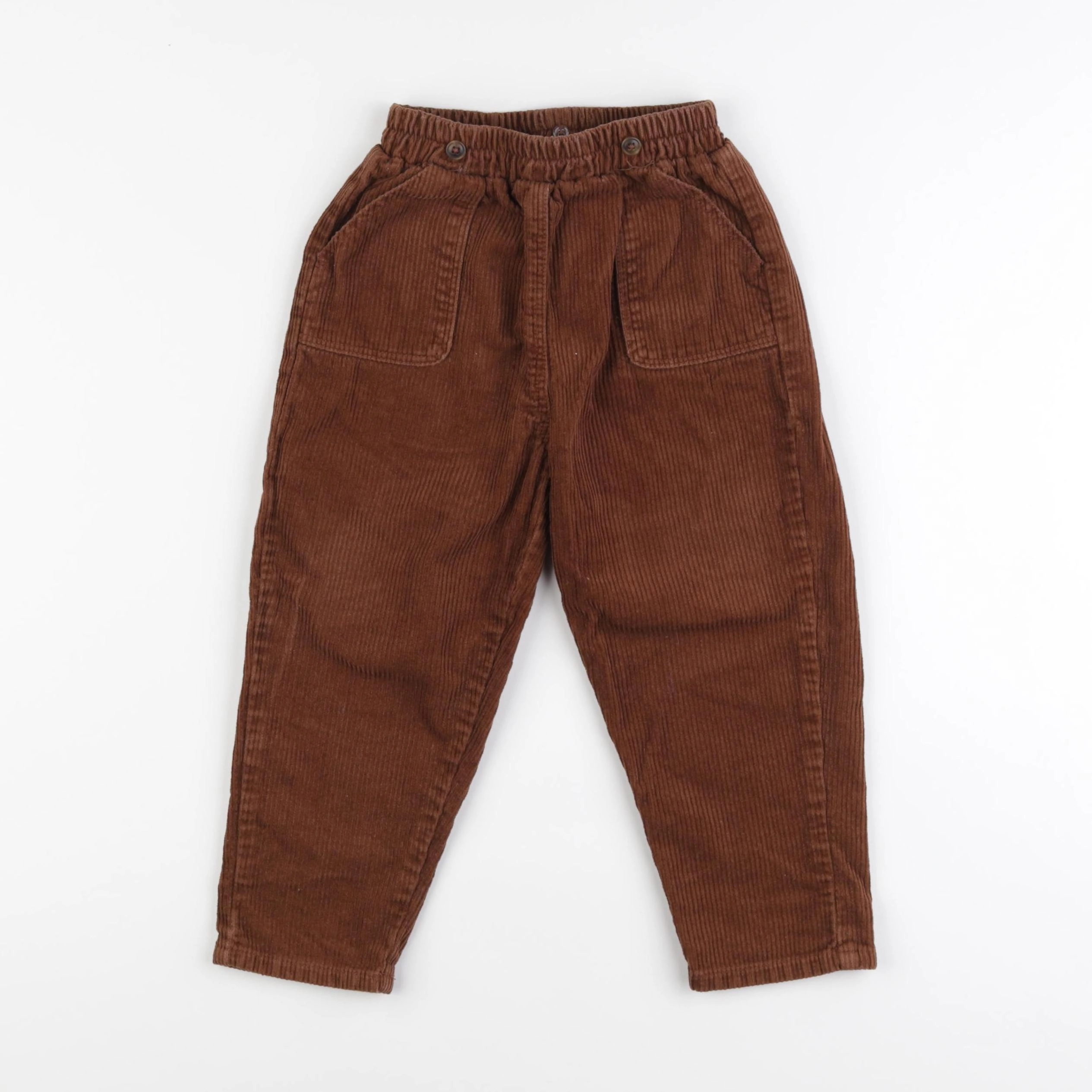 Vertbaudet - pantalon marron - 36 mois