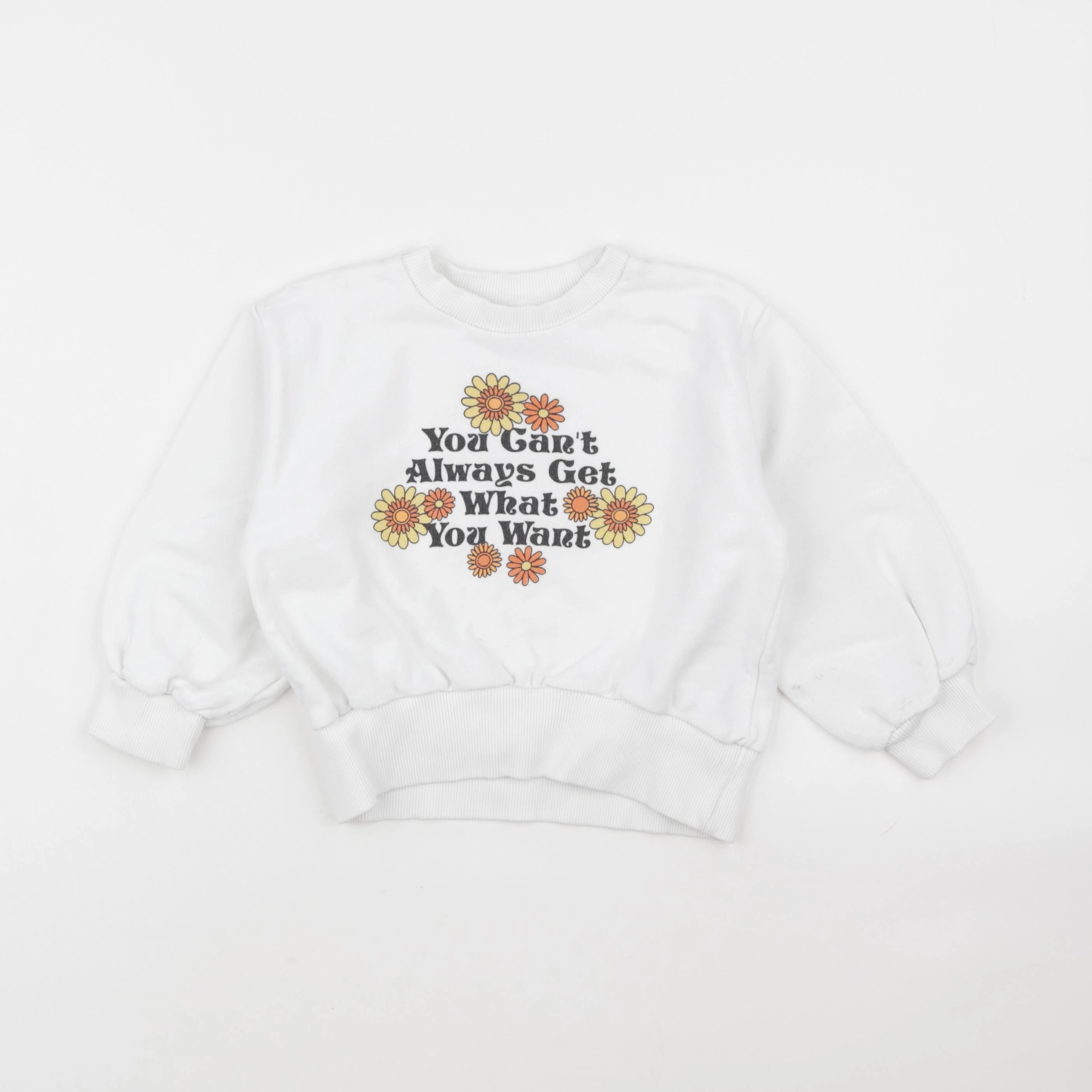 Hundred Pieces - sweat blanc - 6 ans
