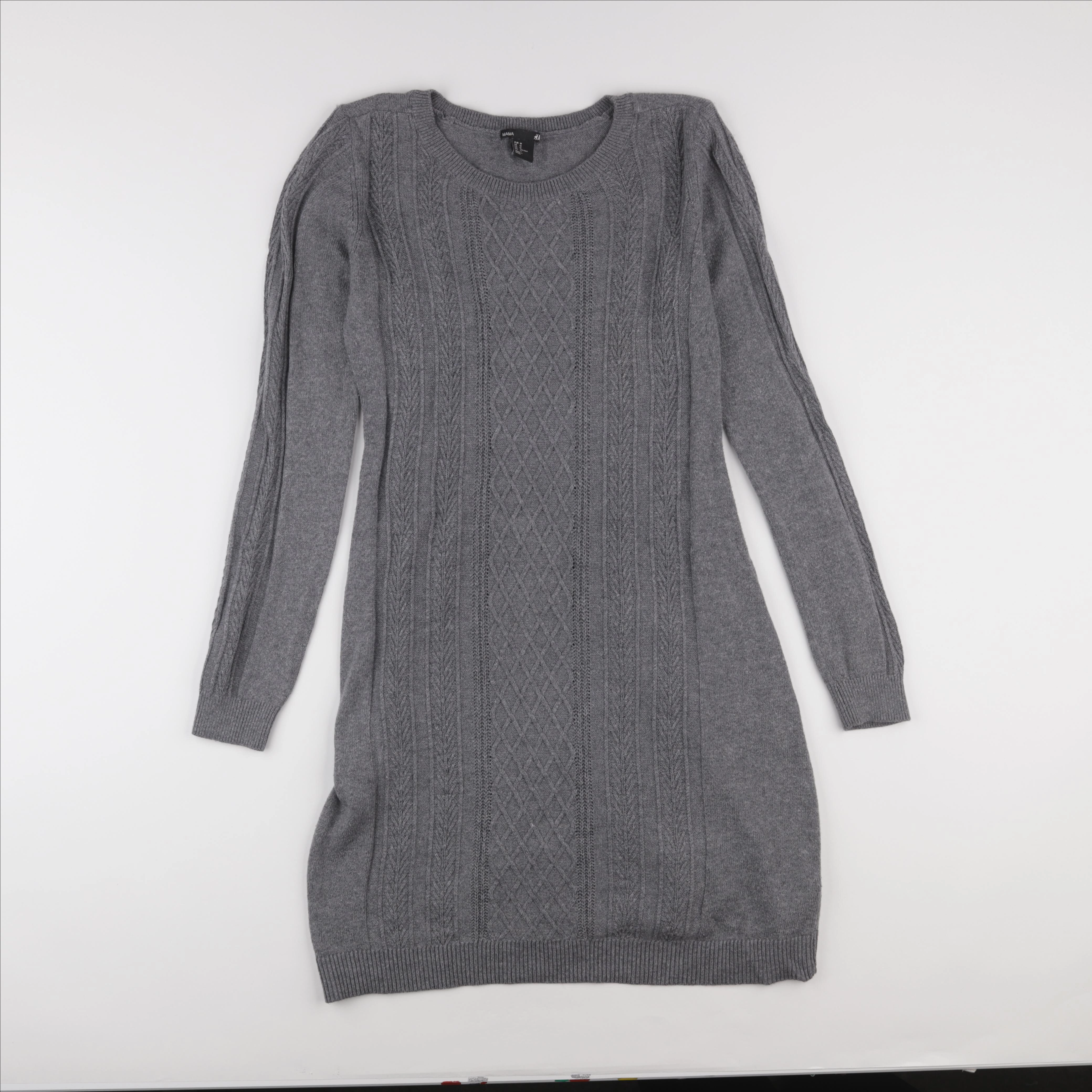 H&M - robe grossesse gris - m
