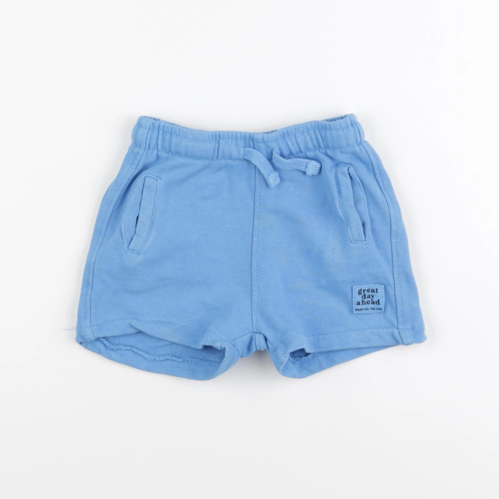 Zara - short bleu - 18 mois
