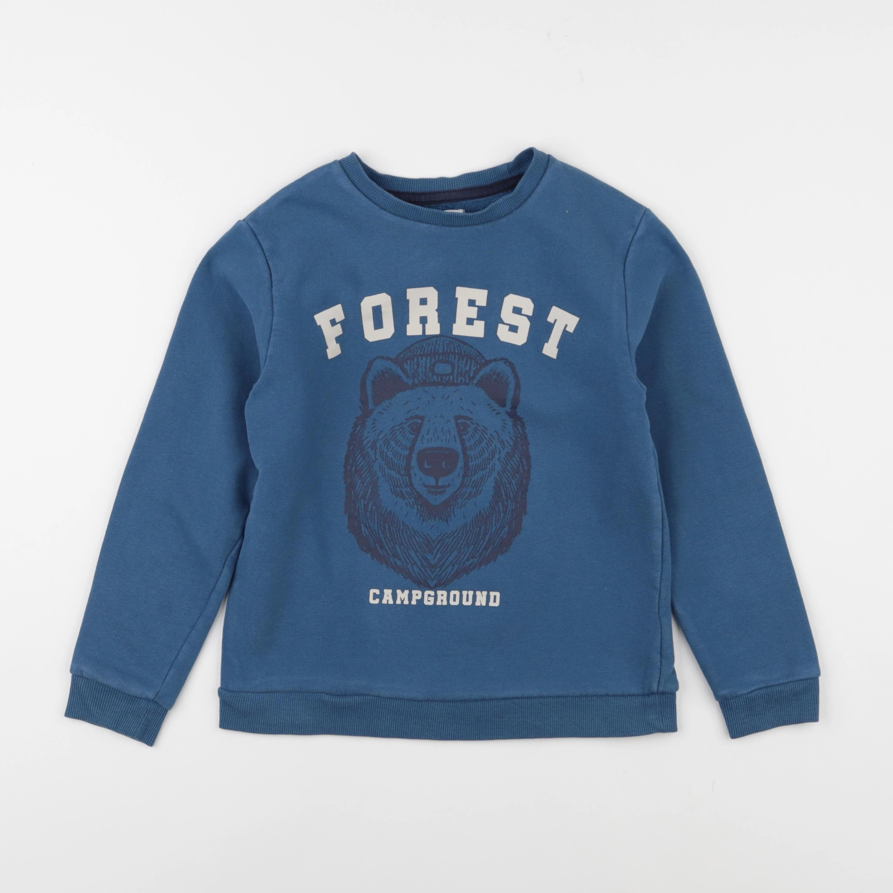 Vertbaudet - sweat bleu - 10 ans
