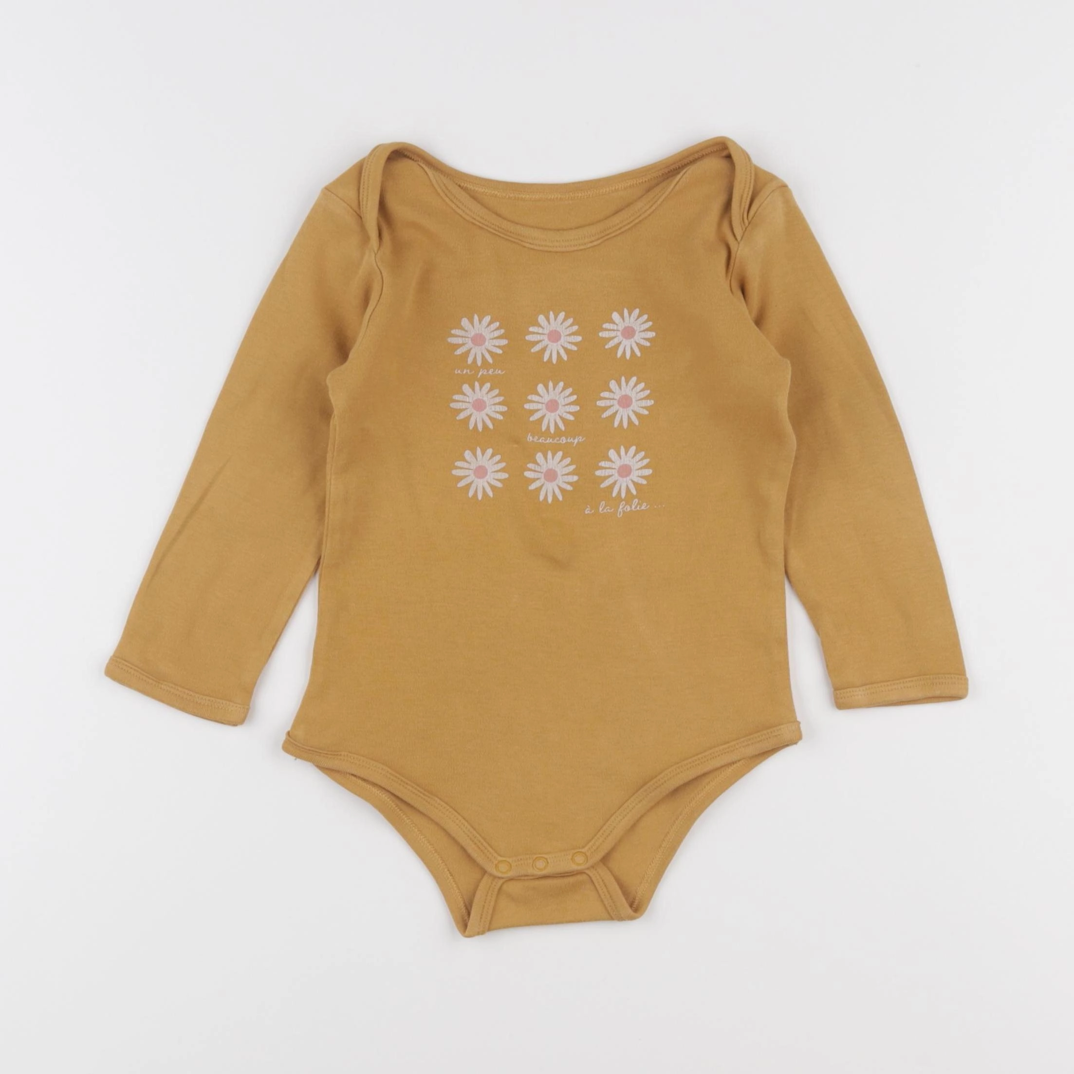 Vertbaudet - body jaune - 2 ans
