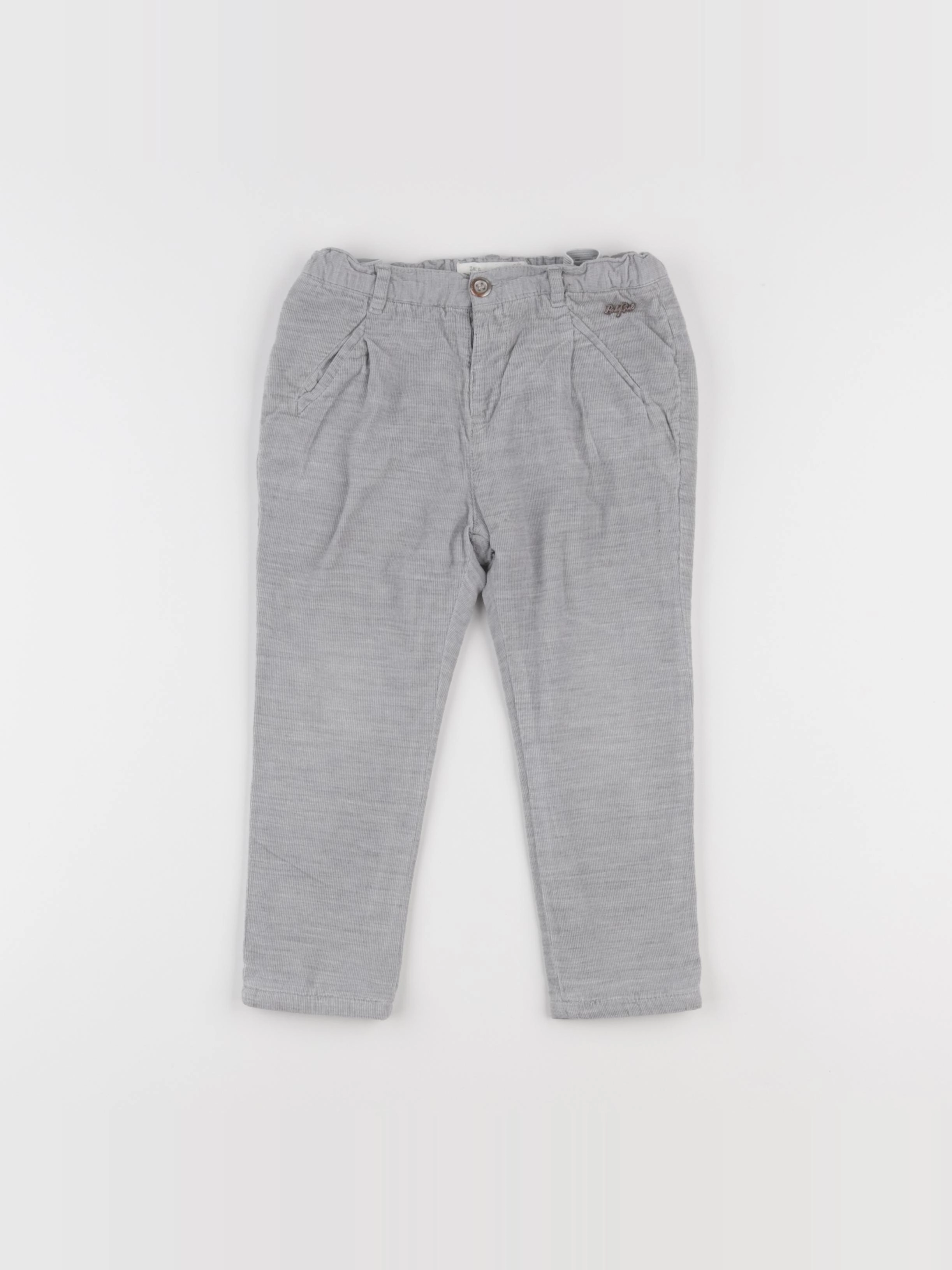 Zara - pantalon gris - 2/3 ans