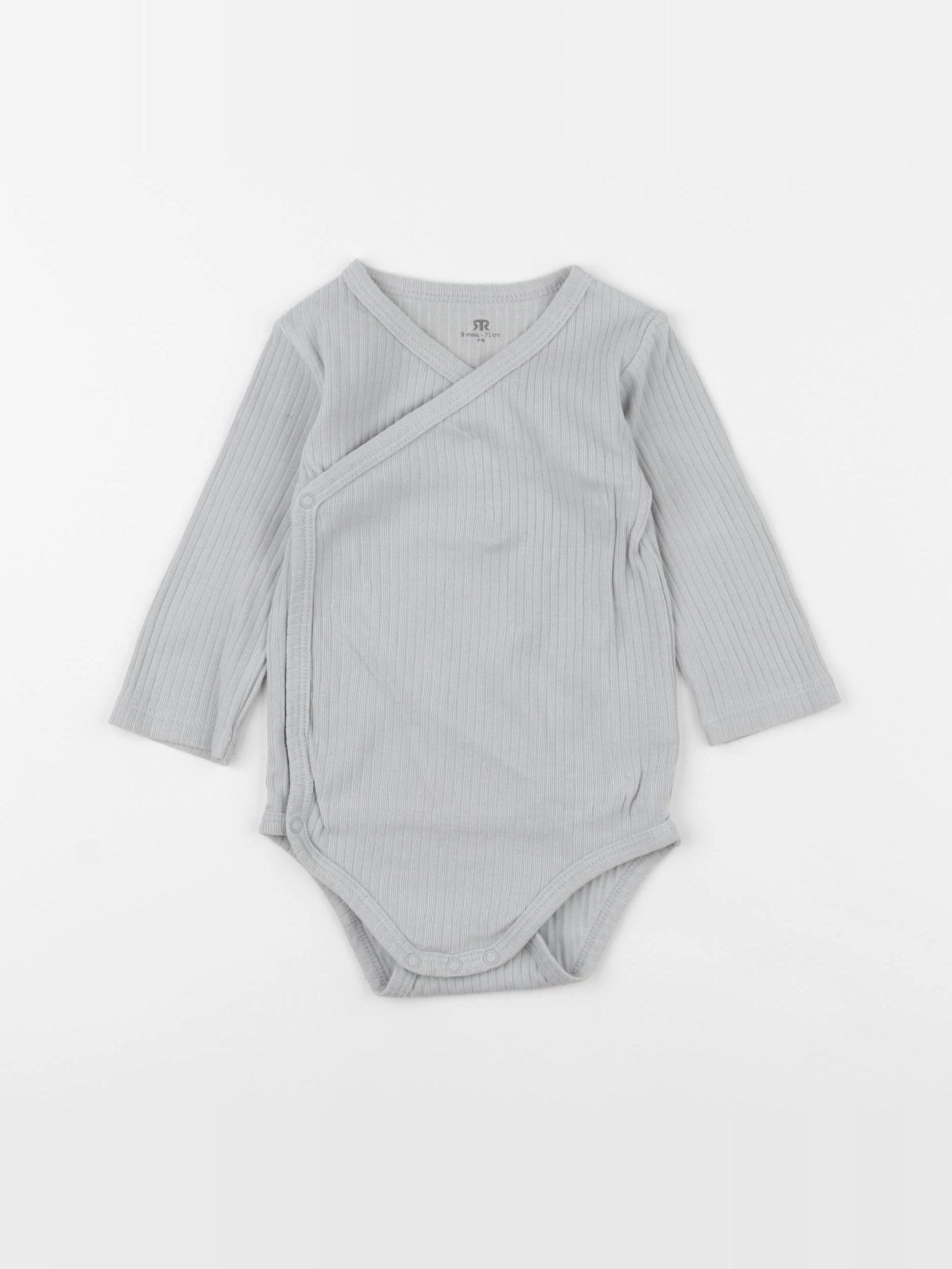 La Redoute - body gris - 9 mois