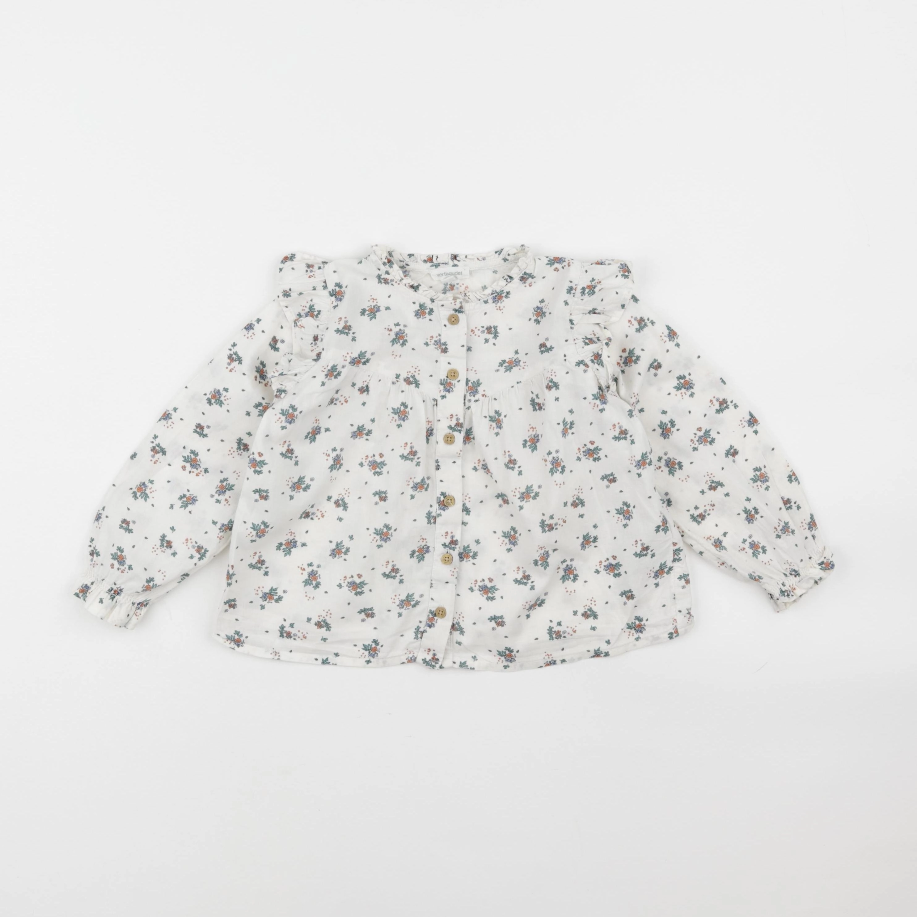 Vertbaudet - blouse beige - 2 ans