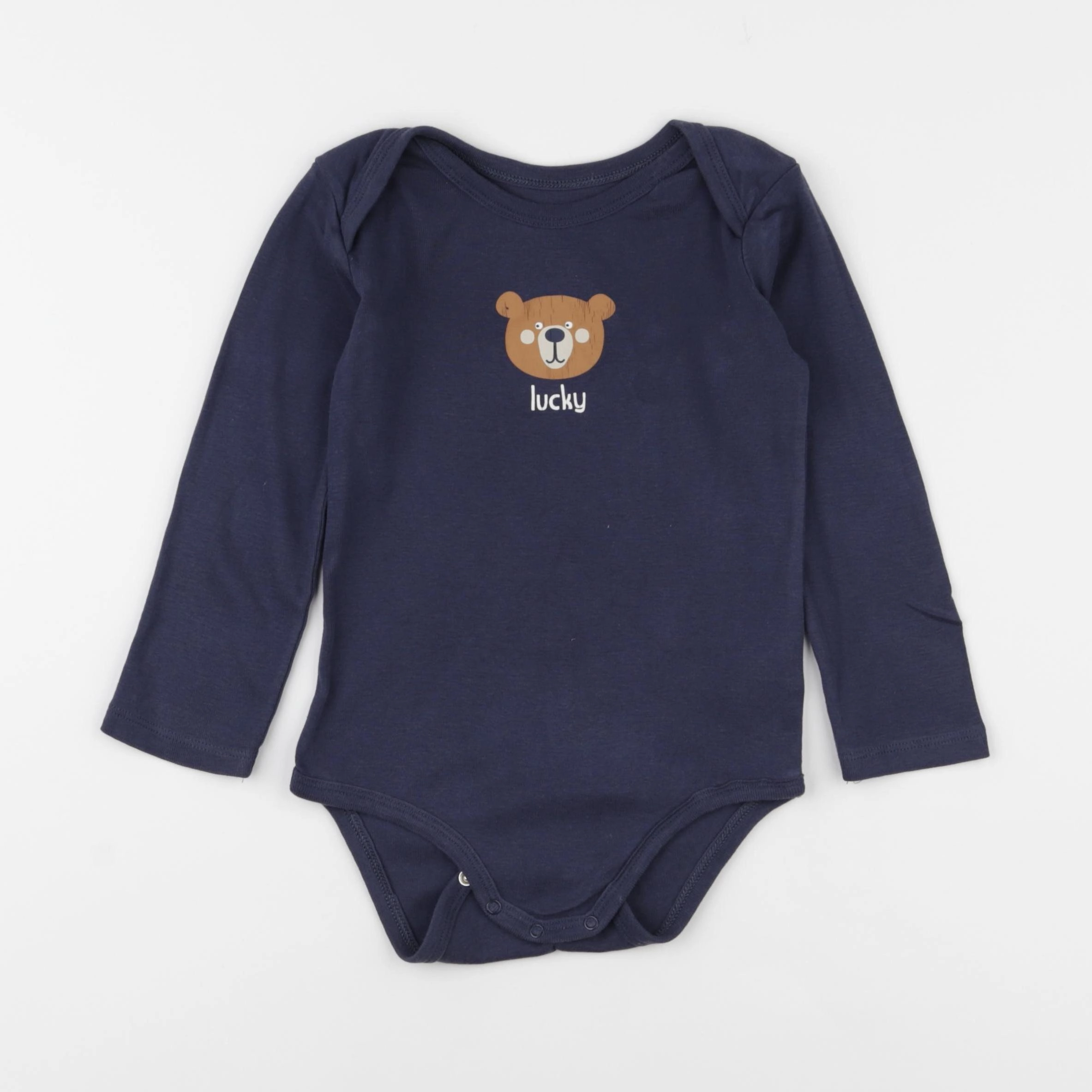 La Redoute - body bleu - 3 ans