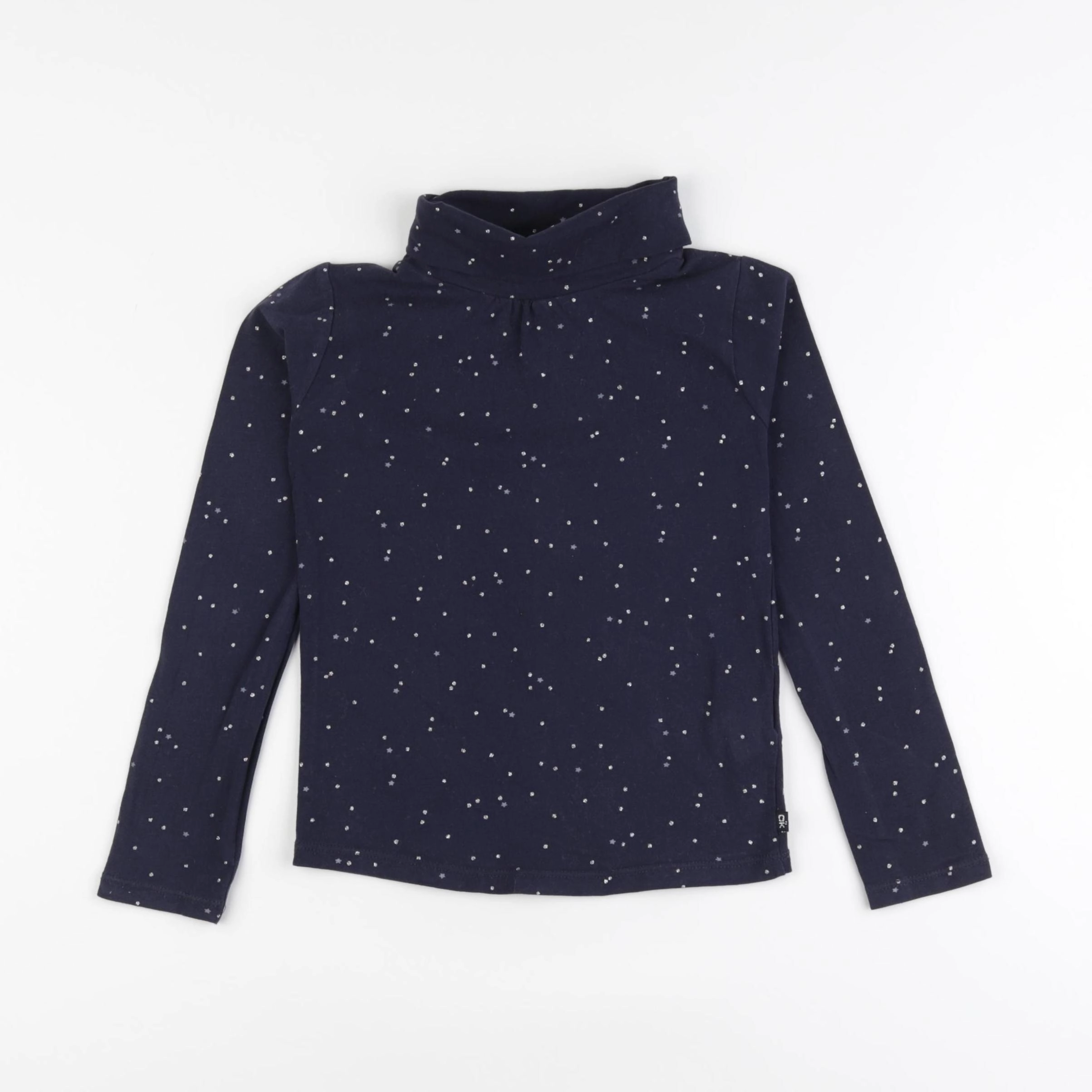 Okaidi - sous-pull bleu, argent - 6 ans