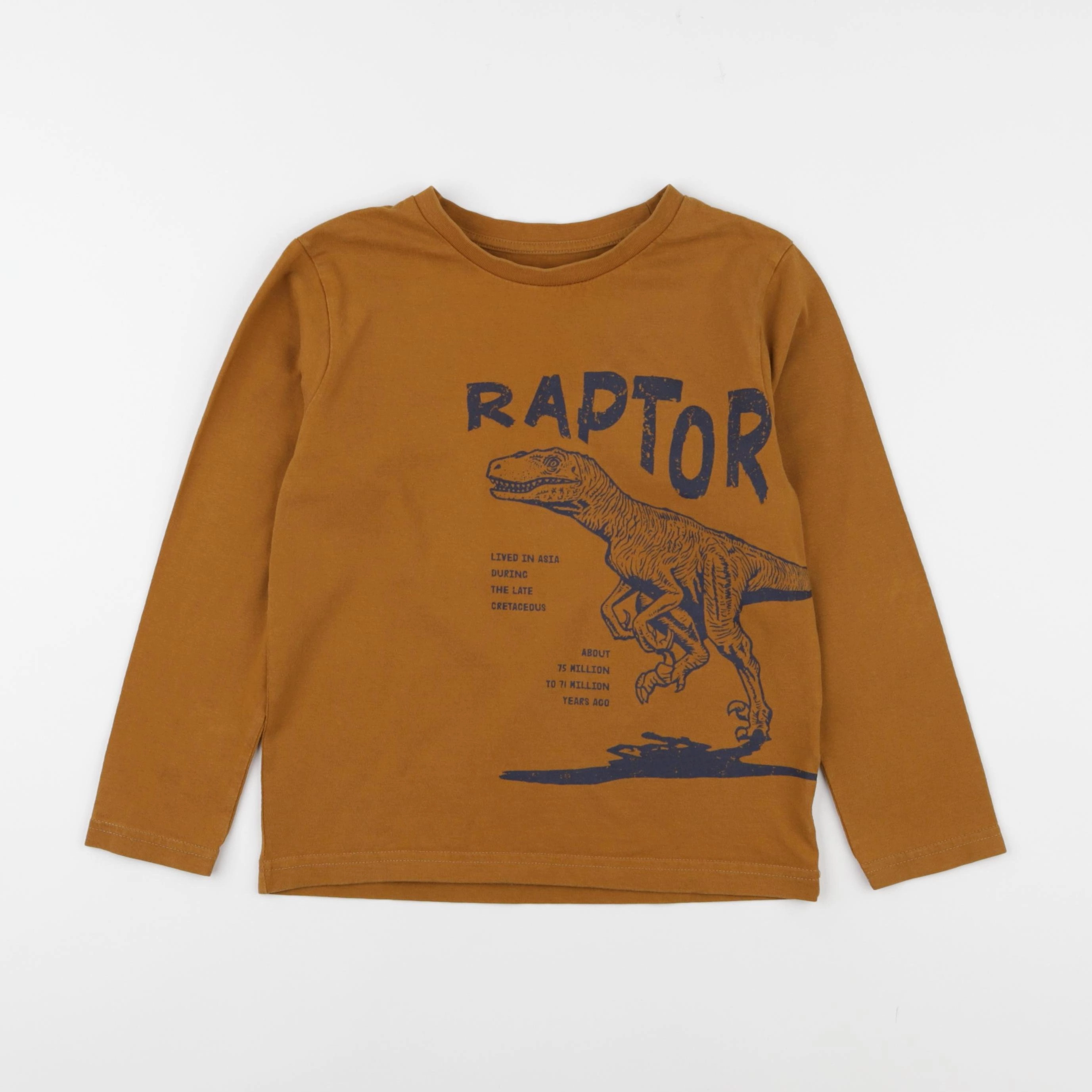 Vertbaudet - tee-shirt marron - 6 ans