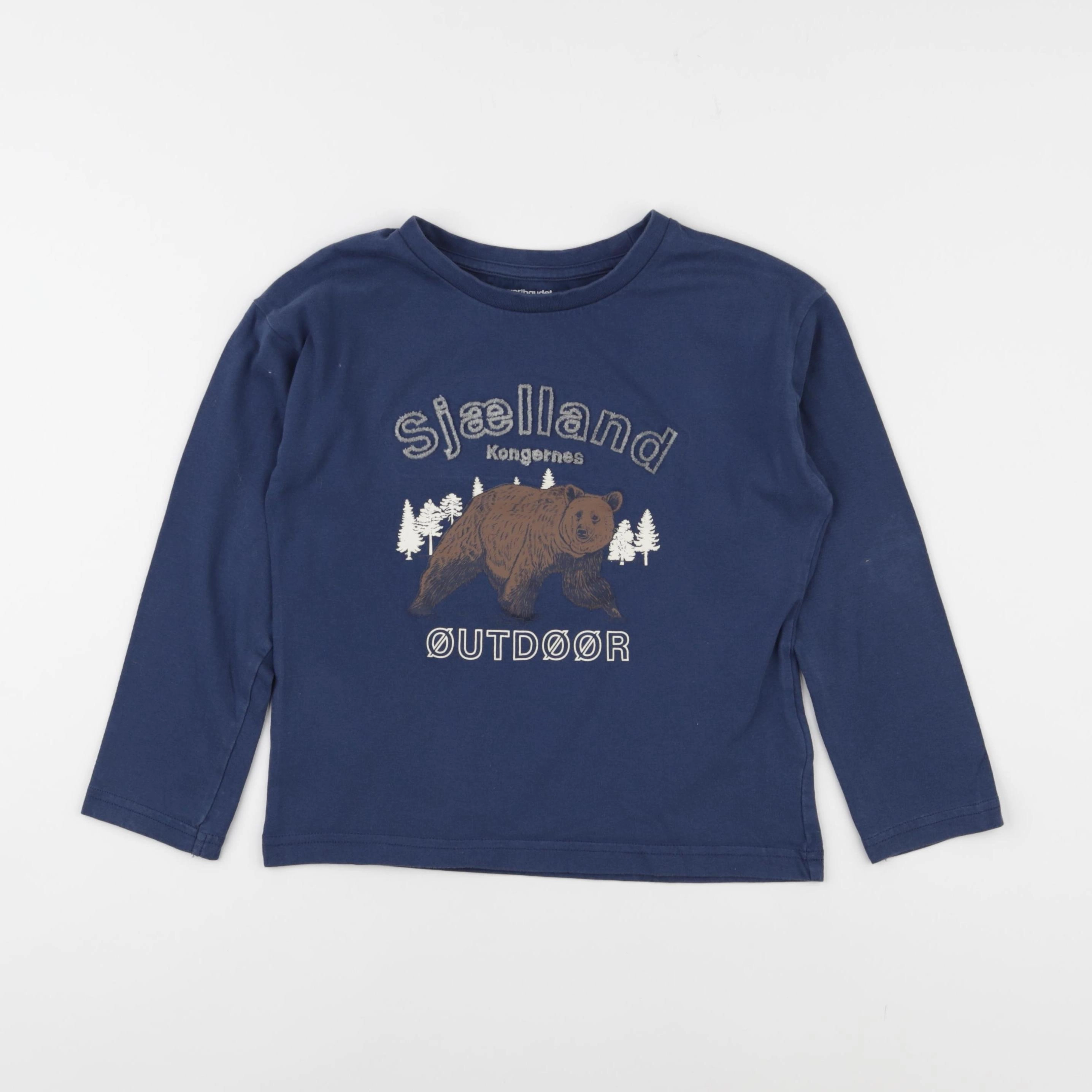 Vertbaudet - tee-shirt bleu - 8 ans