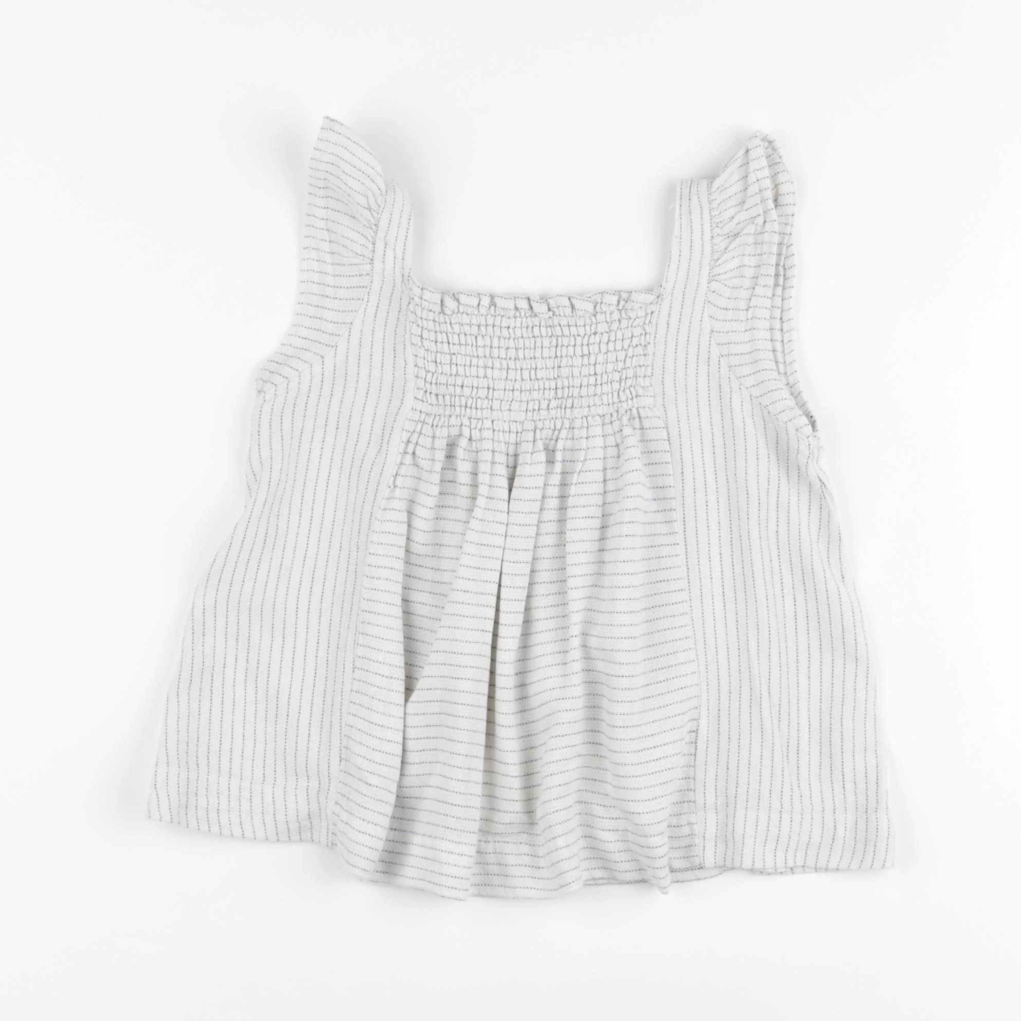 Mango - blouse beige, bleu - 3/4 ans