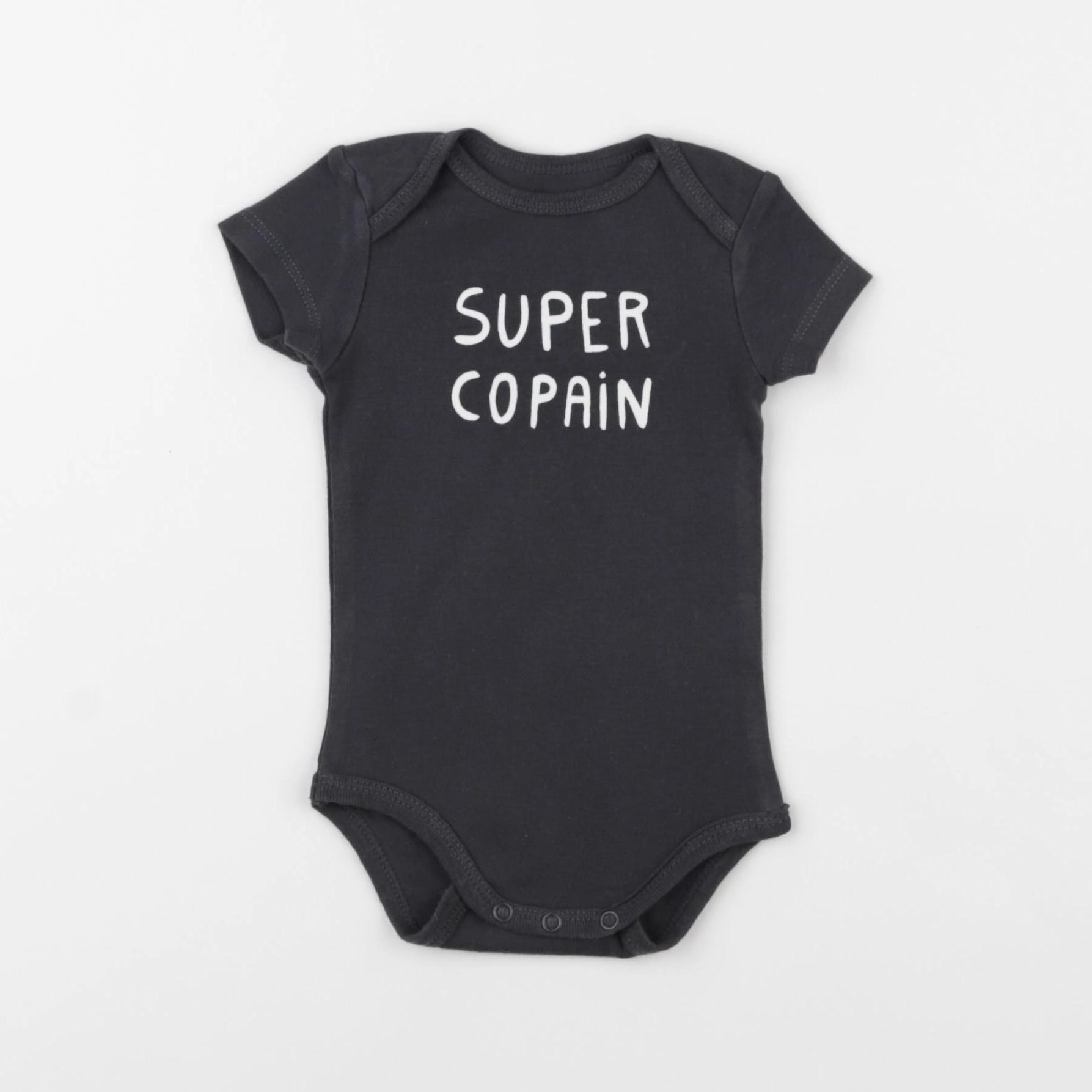 La Redoute - body gris - 3 mois